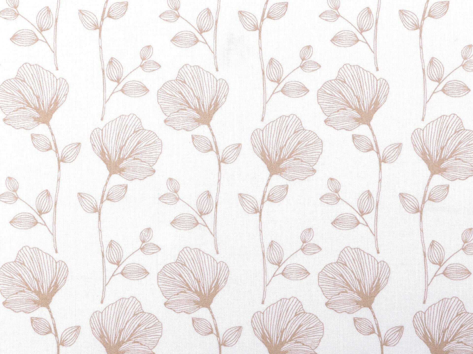 Sitzkissen Kissenset für Hauck Alpha, Tray, Beta Hochstuhl - Blumen Beige