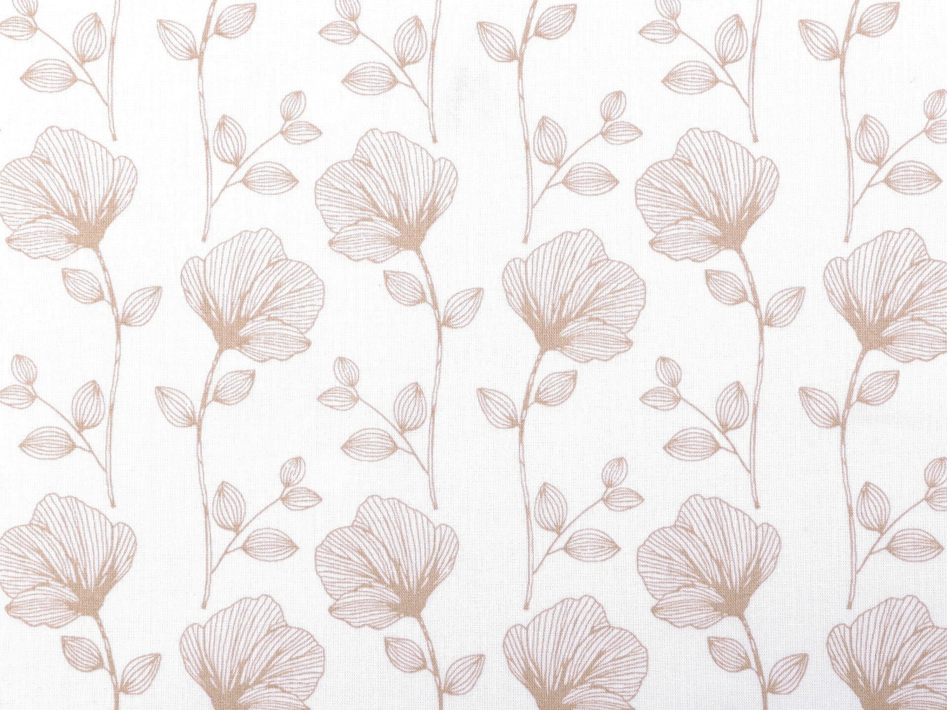 Tripp Trapp Sitzkissen Kissenset für Stokke Hochstuhl - Blumen hellbeige