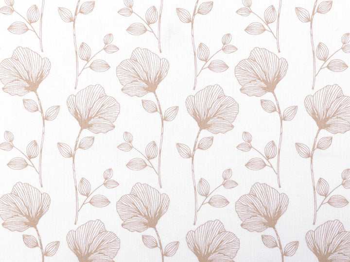 Sitzkissen Kissenset für Stokke Steps Hochstuhl - Blumen Hellbeige
