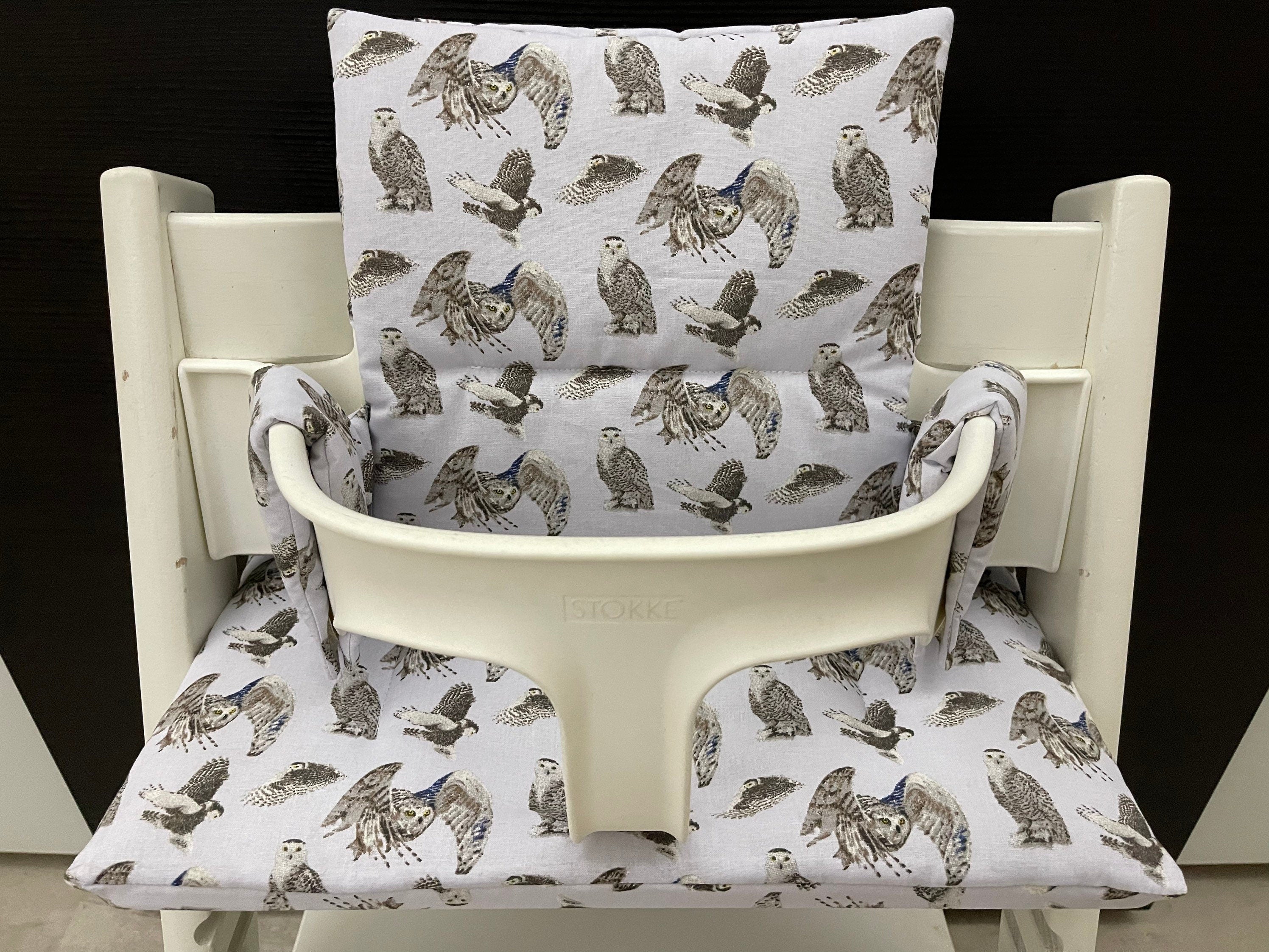 Tripp Trapp Sitzkissen Kissenset für Stokke Hochstuhl - Eule