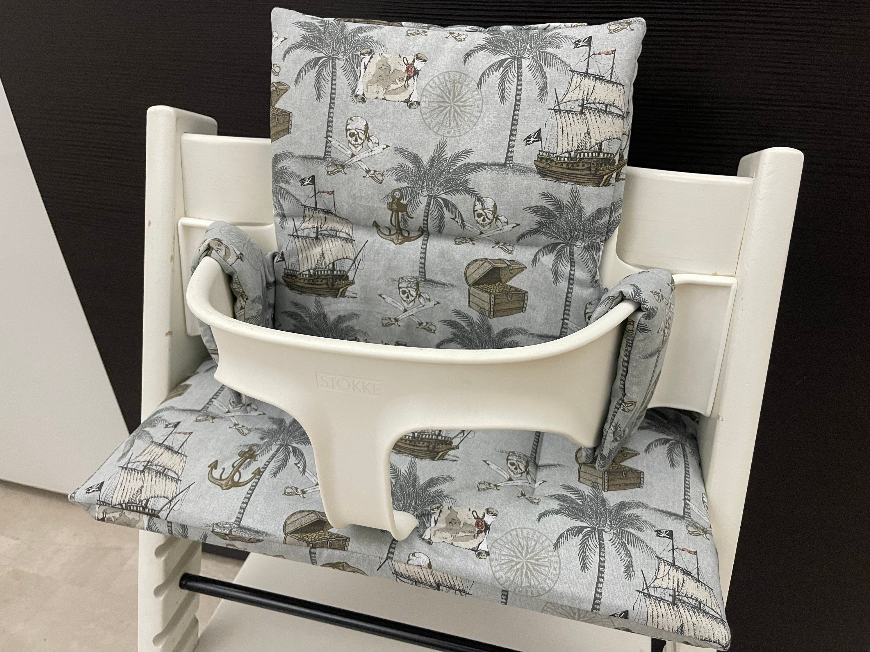 Tripp Trapp Sitzkissen Kissenset für Stokke Hochstuhl - Piraten