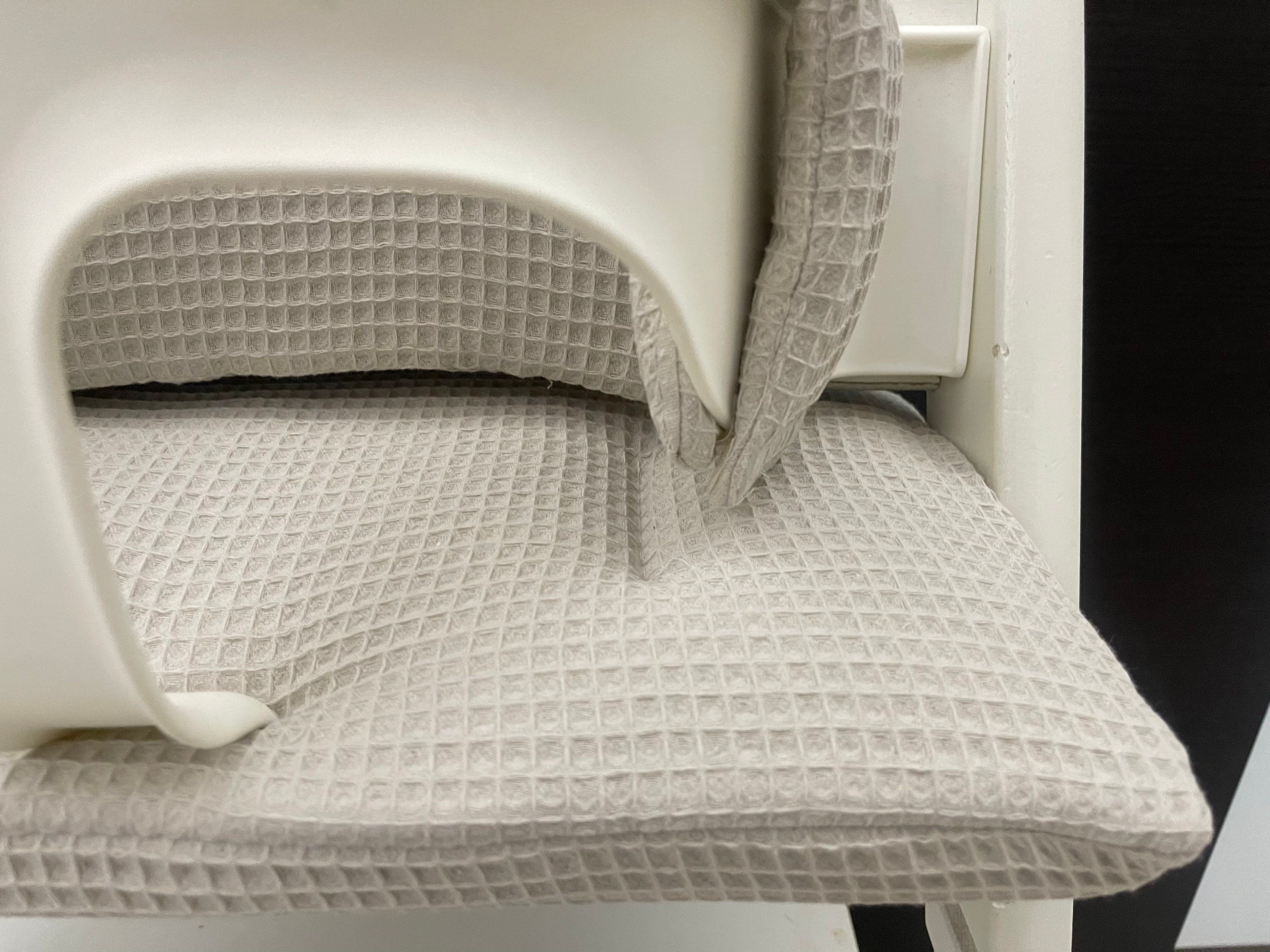 Tripp Trapp Sitzkissen Kissenset für Stokke Hochstuhl - Waffelpiqué Creme