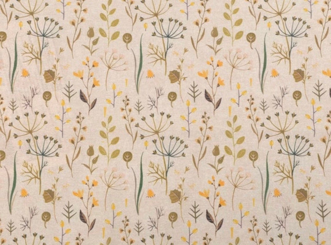 Utensilo für Tripp Trapp oder Hauck Alpha Hochstuhl, Hochstuhltasche - Blumen Natur