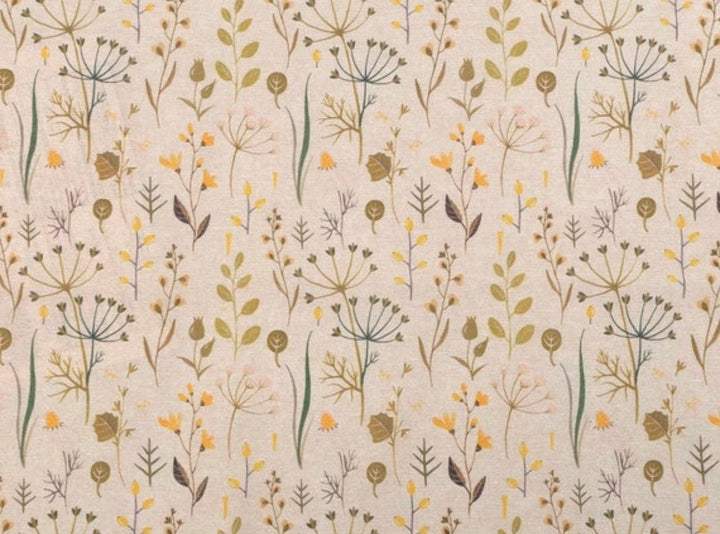 Utensilo für Tripp Trapp oder Hauck Alpha Hochstuhl, Hochstuhltasche - Blumen Natur