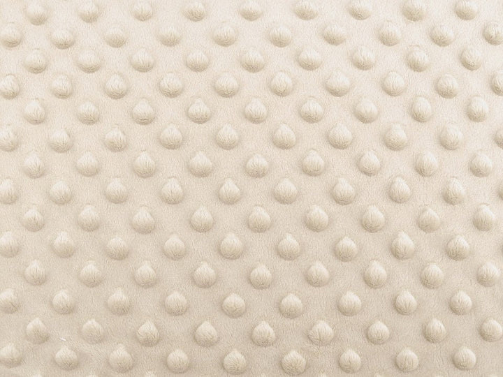 Tripp Trapp Sitzkissen Kissenset für Stokke Hochstuhl - Minky 3D Punkte - Hellbeige