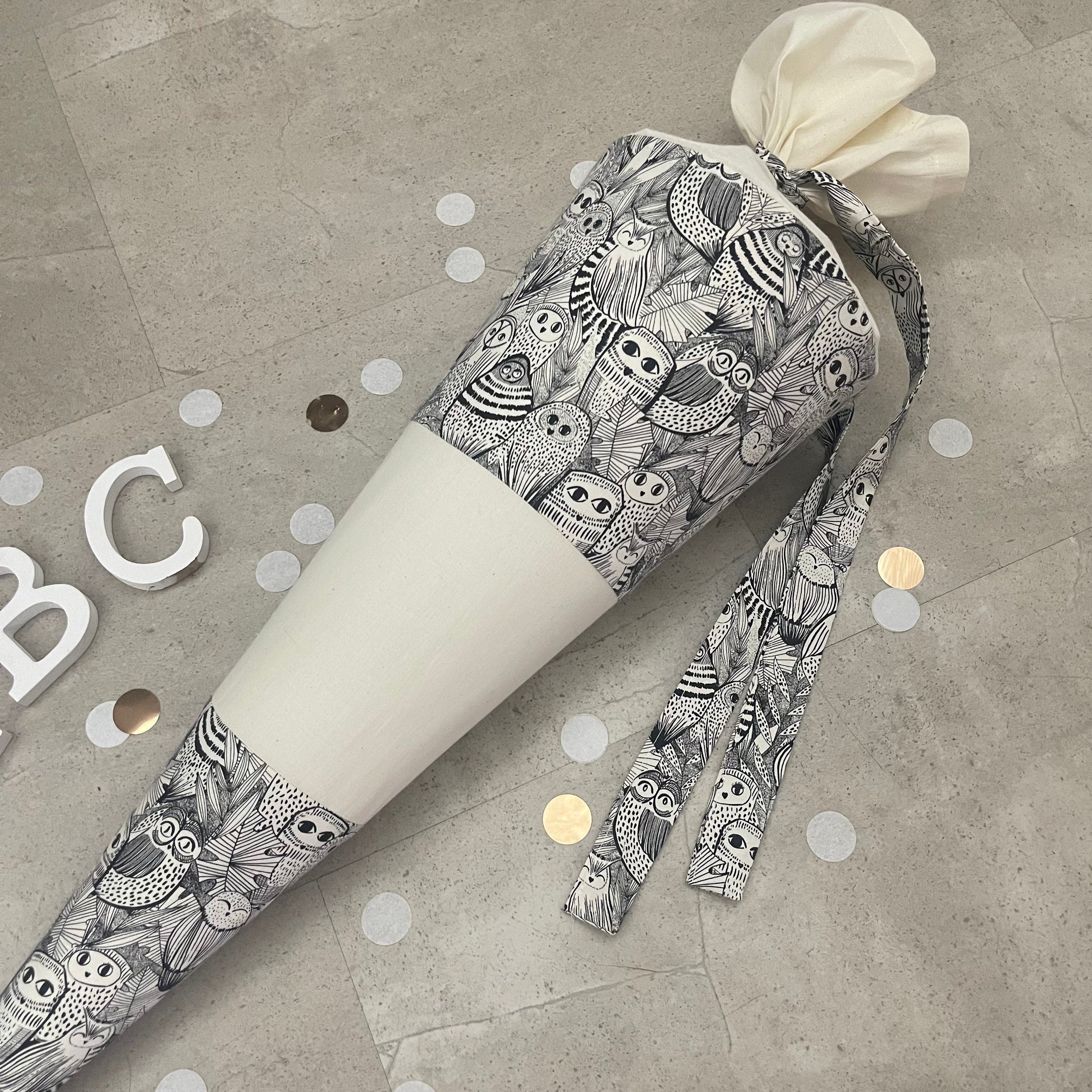 Schultüte Zuckertüte Einschulung Groß 70cm Handmade / Eule