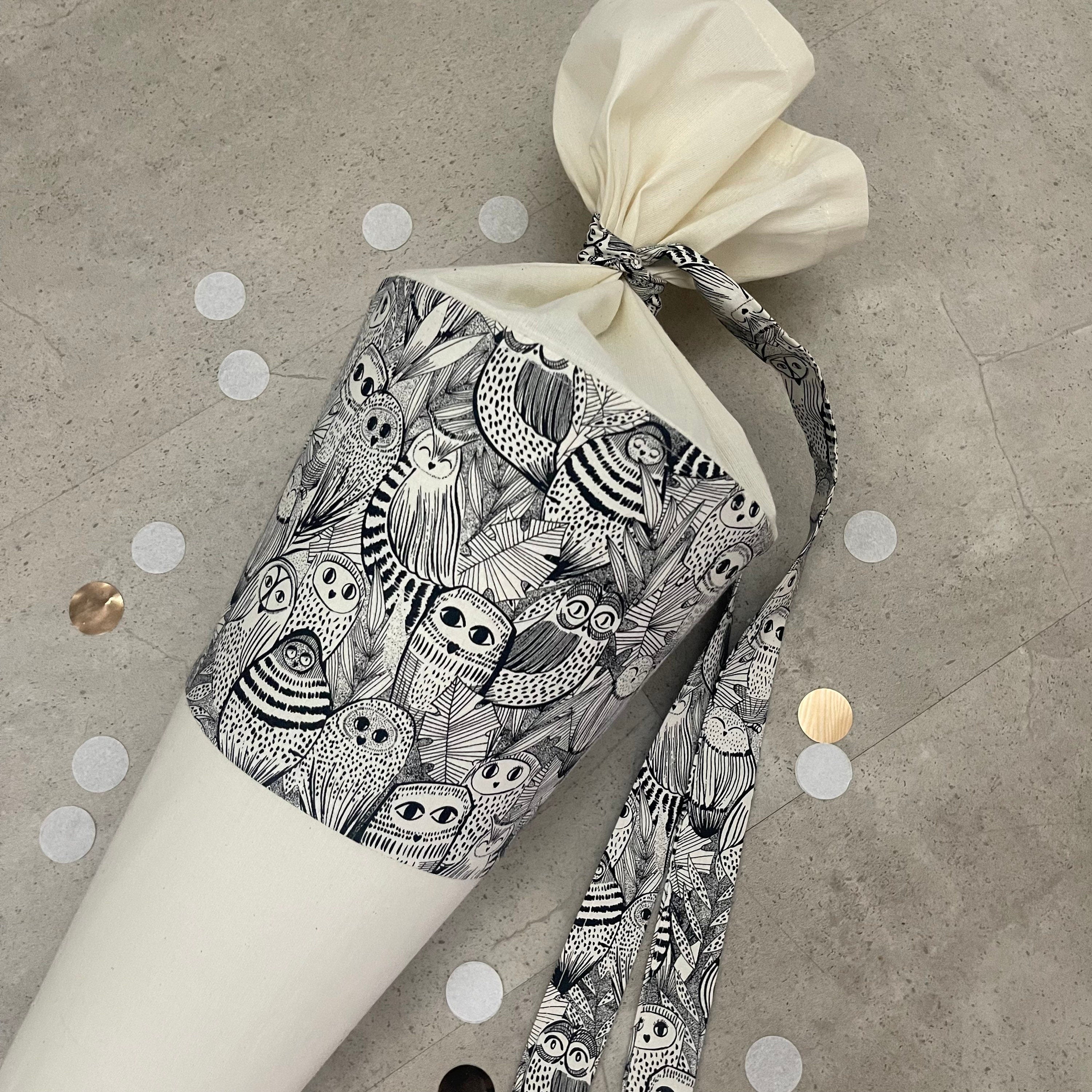 Schultüte Zuckertüte Einschulung Groß 70cm Handmade / Eule