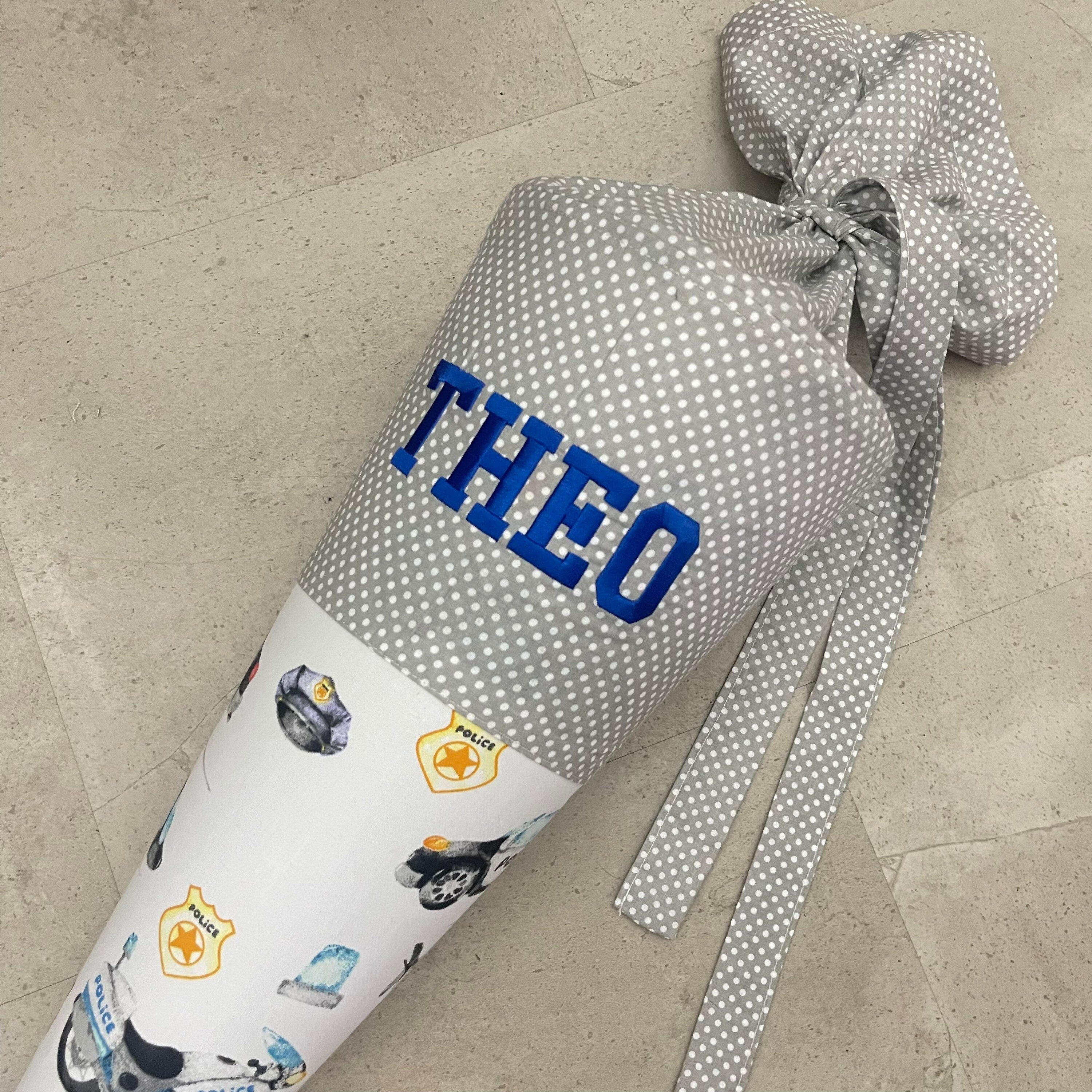 Schultüte Zuckertüte Einschulung Groß 70cm Handmade / Polizei