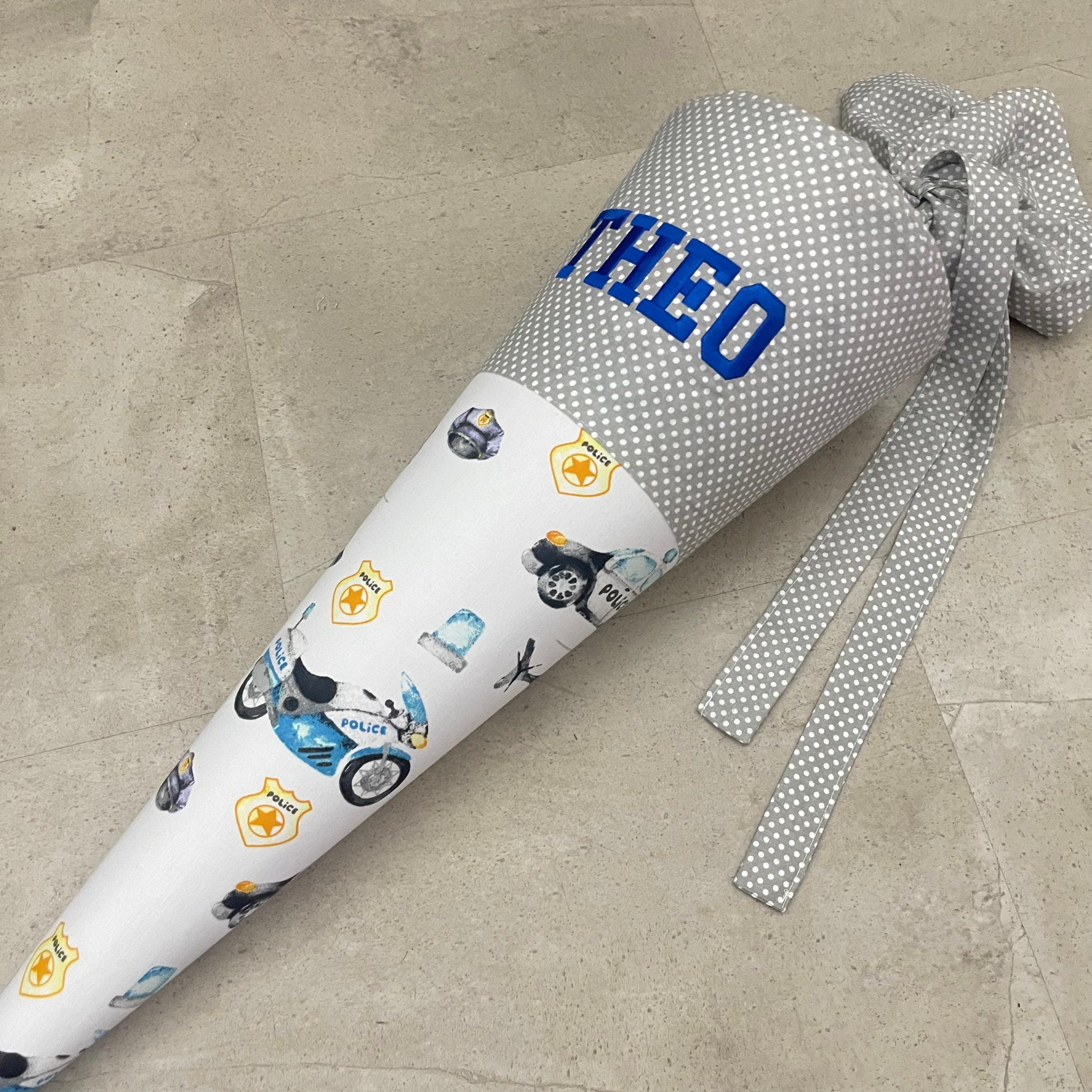 Schultüte Zuckertüte Einschulung Groß 70cm Handmade / Polizei