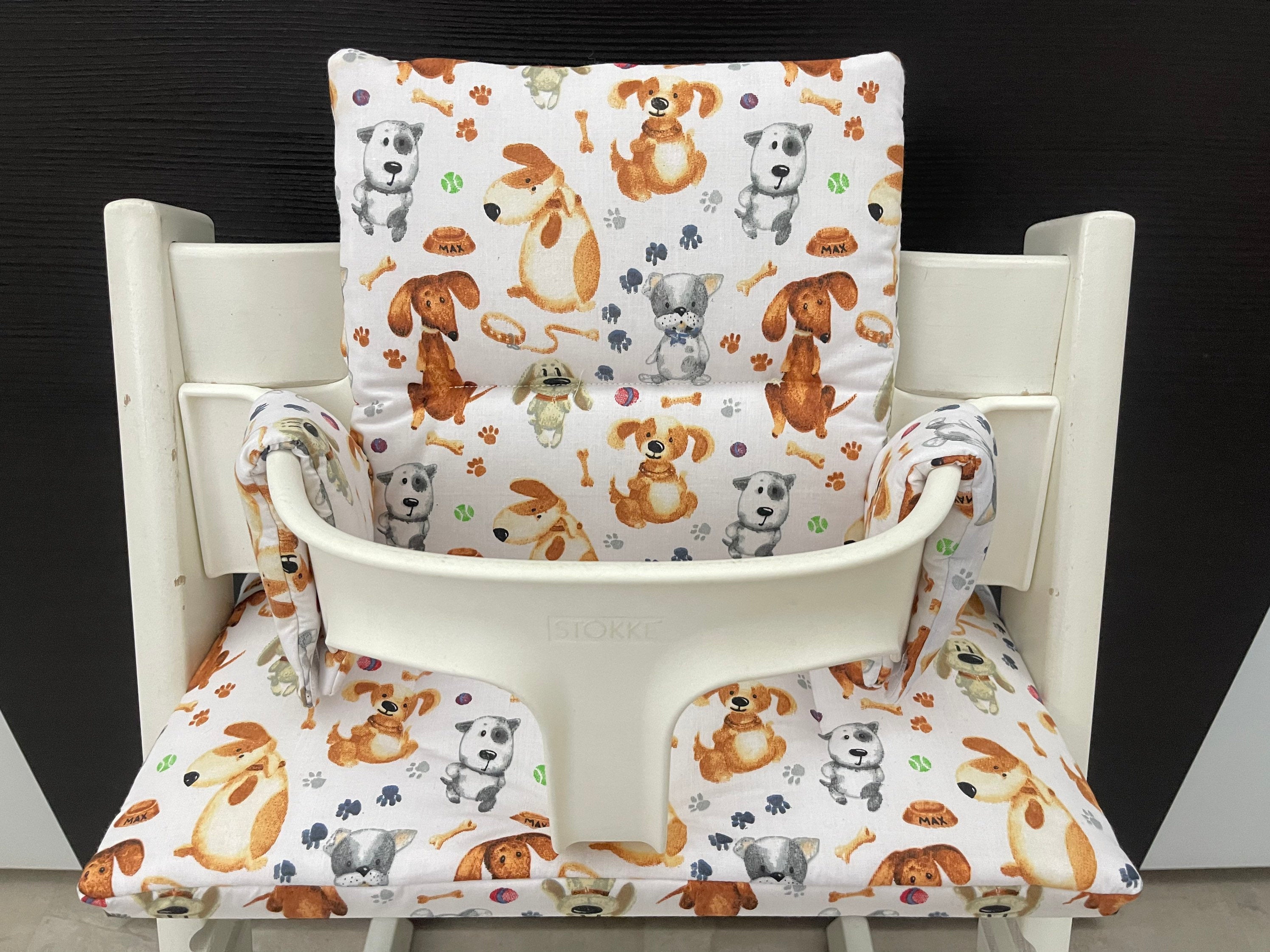 Tripp Trapp Sitzkissen Kissenset für Stokke Hochstuhl - Hunde
