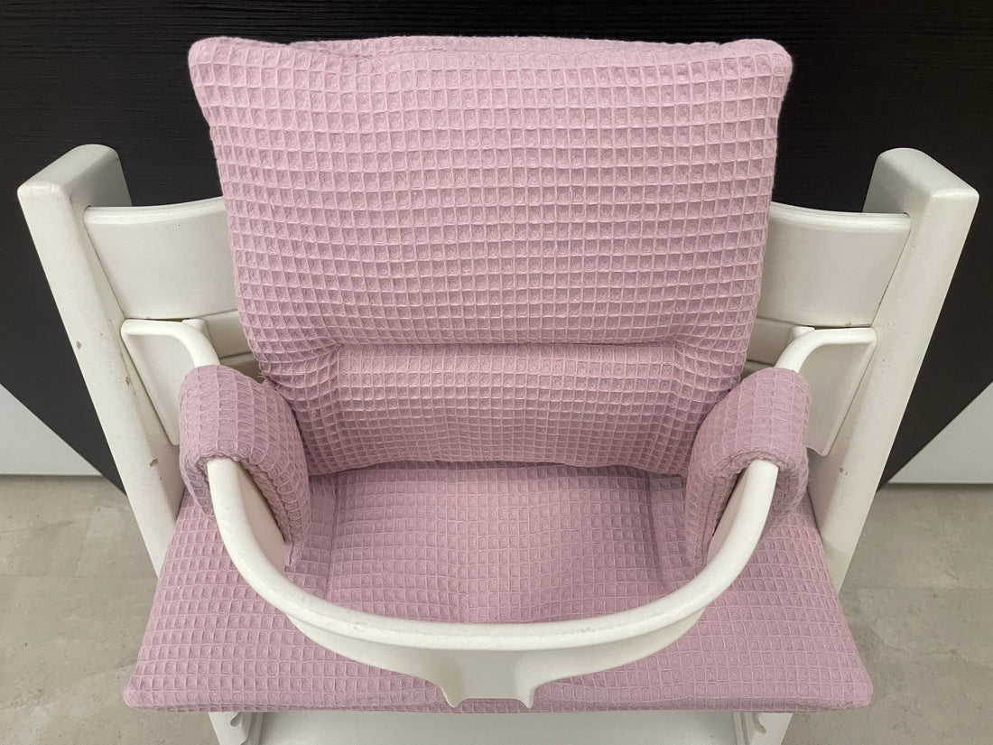 Tripp Trapp Sitzkissen Kissenset für Stokke Hochstuhl - Waffelpiqué Rosé