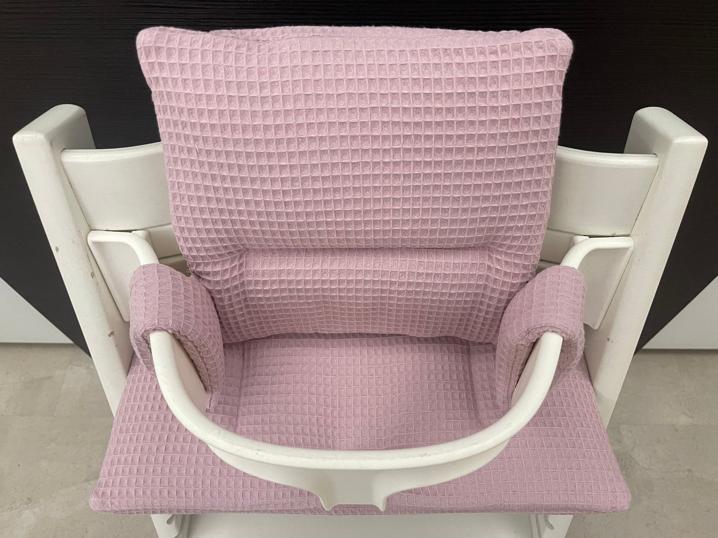 Tripp Trapp Sitzkissen Kissenset für Stokke Hochstuhl - Waffelpiqué Rosé