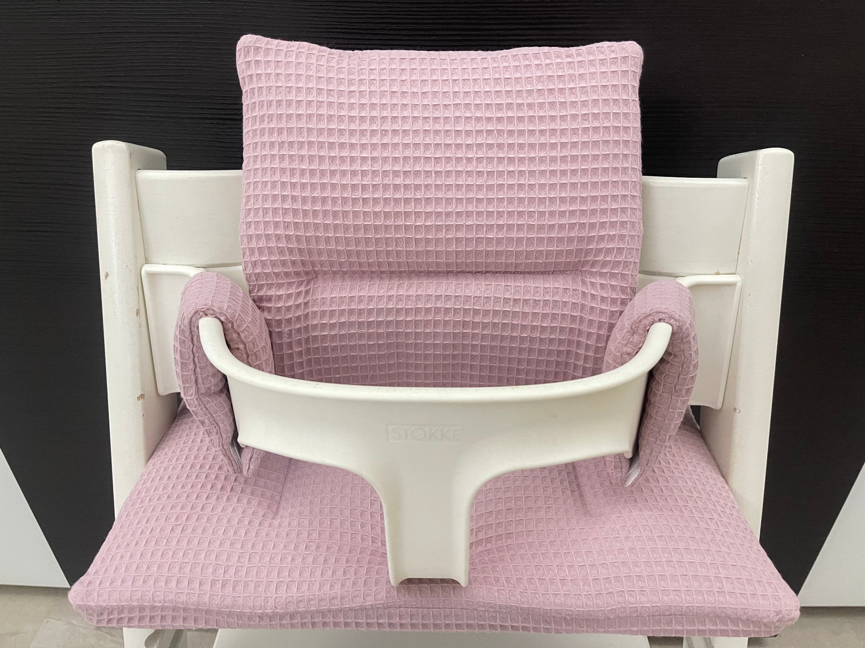 Tripp Trapp Sitzkissen Kissenset für Stokke Hochstuhl - Waffelpiqué Rosé