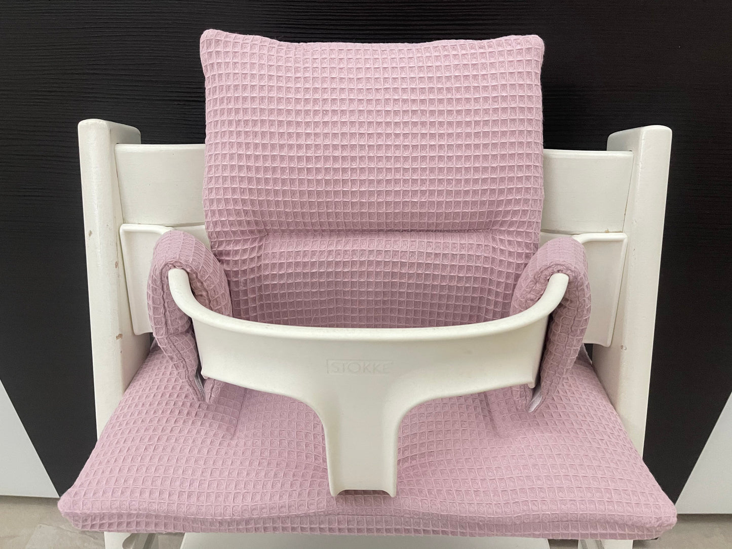 Tripp Trapp Sitzkissen Kissenset für Stokke Hochstuhl - Waffelpiqué Rosé