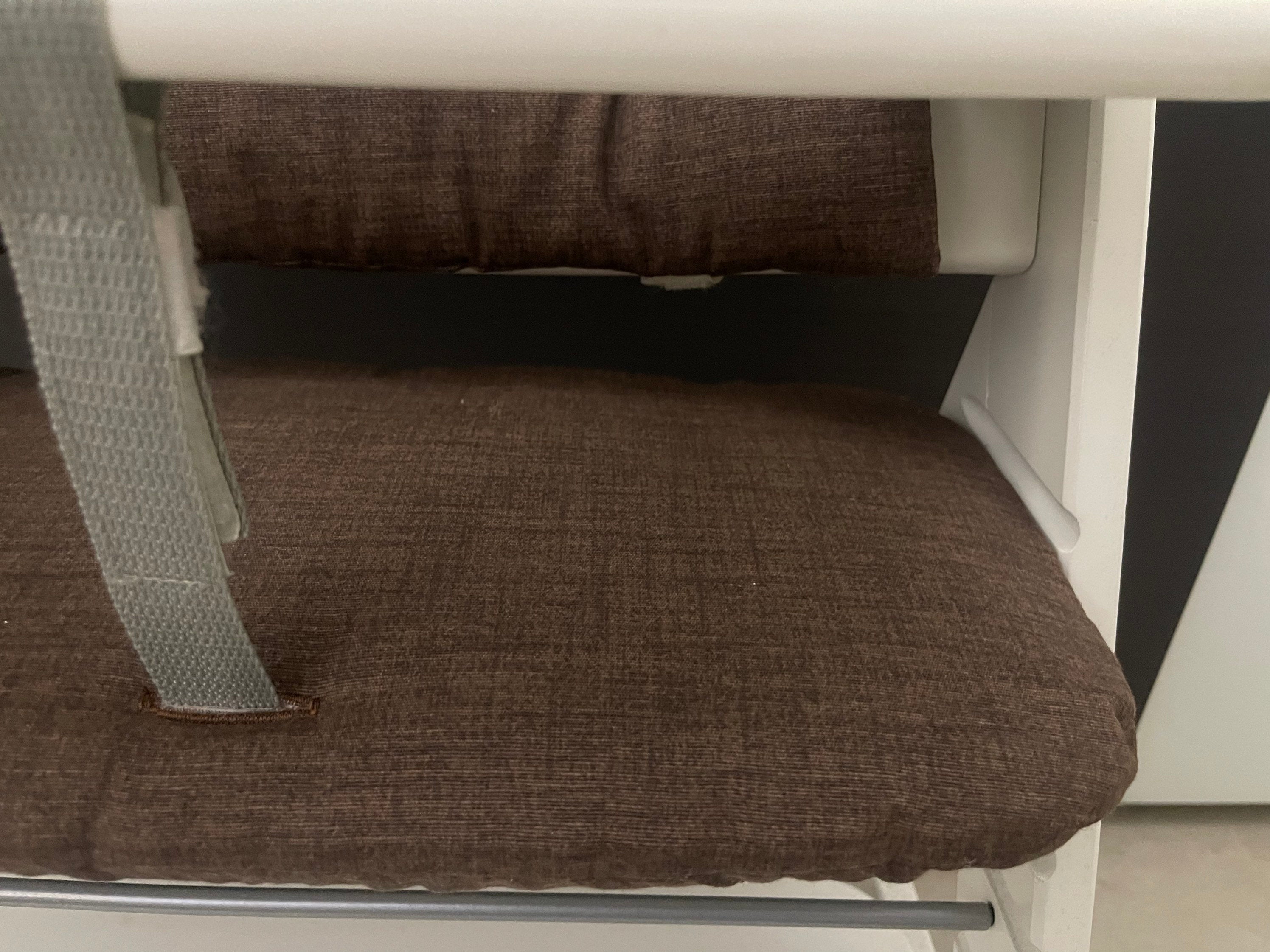 Sitzkissen Kissenset für Hauck Alpha, Tray, Beta Hochstuhl - meliert Braun