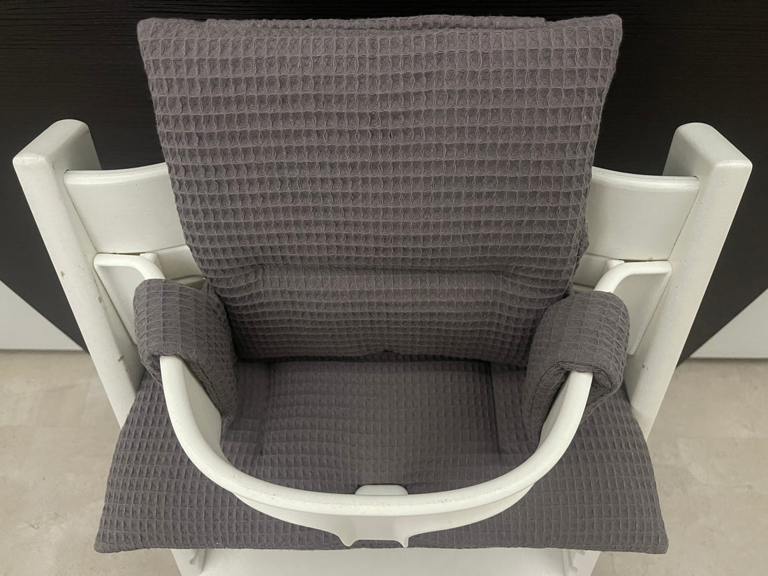 Tripp Trapp Sitzkissen Kissenset für Stokke Hochstuhl - Waffelpiqué Braun