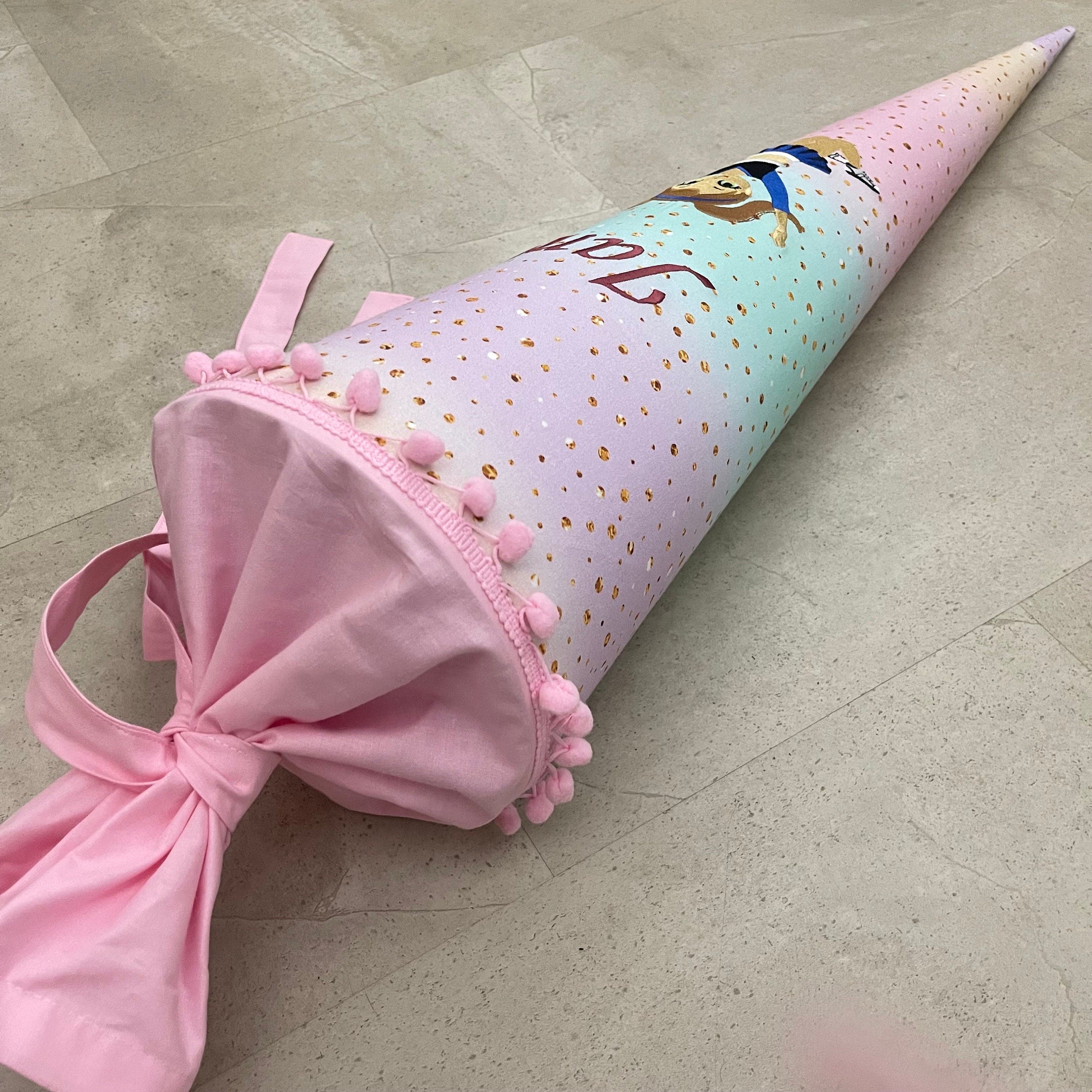 85cm Schultüte Stoff Zuckertüte Einschulung Handmade - Cheerleader