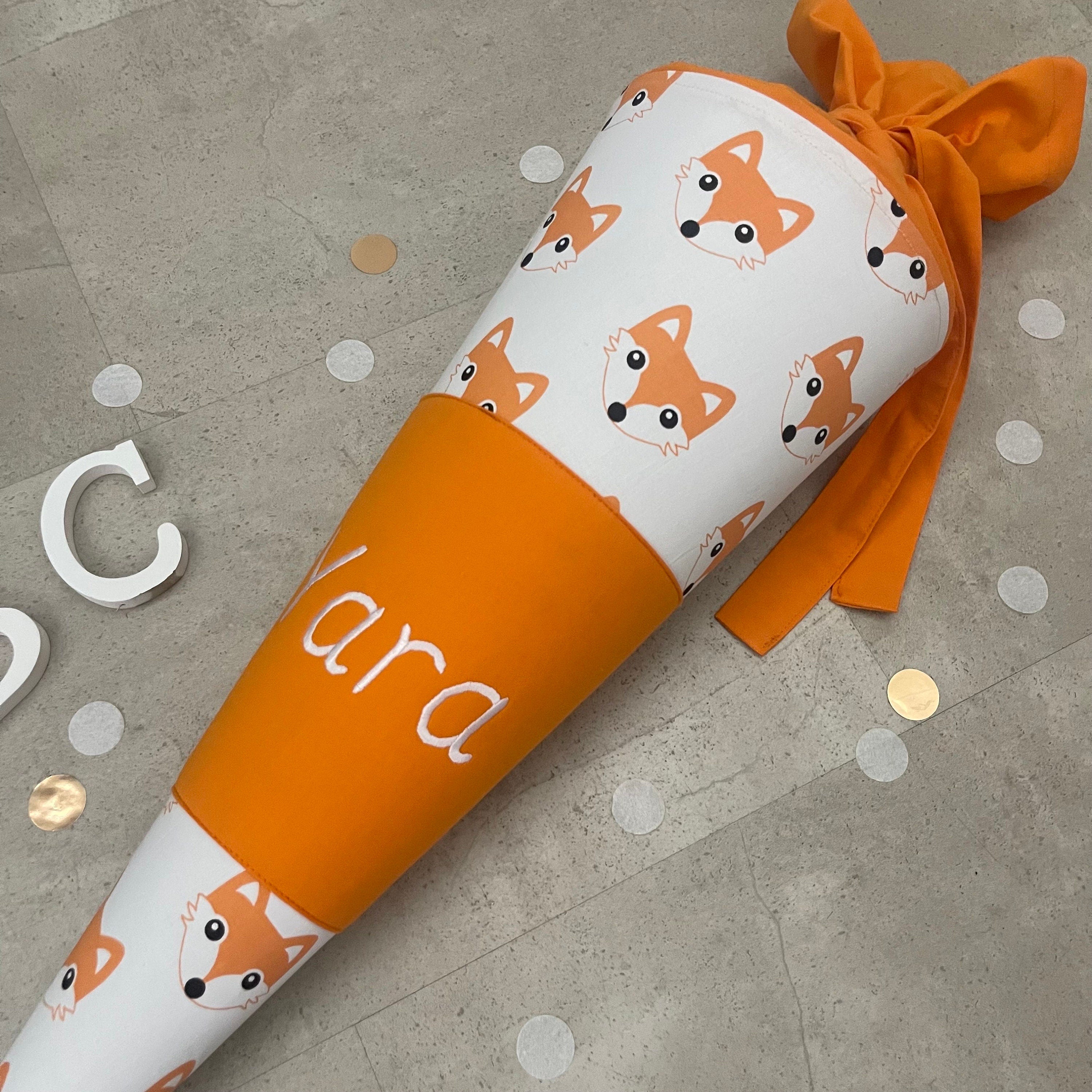 Schultüte Zuckertüte Einschulung Groß 70cm Handmade / Fuchs