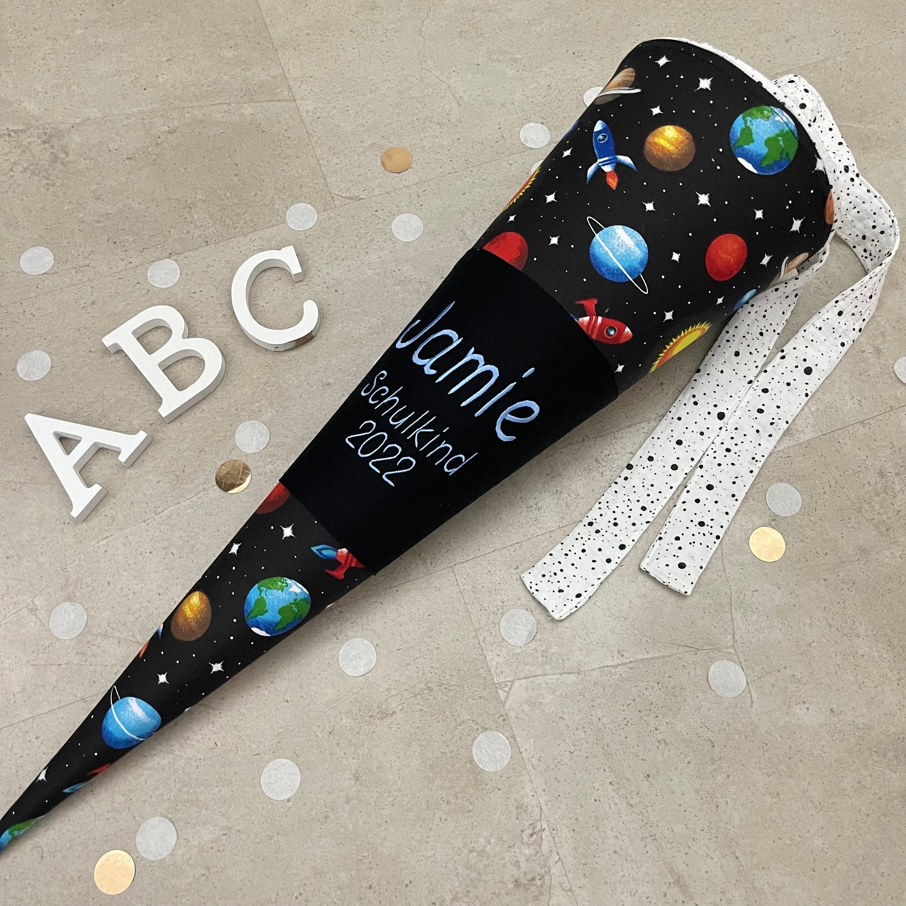 Schultüte Zuckertüte Einschulung Groß 70cm Handmade / Weltraum