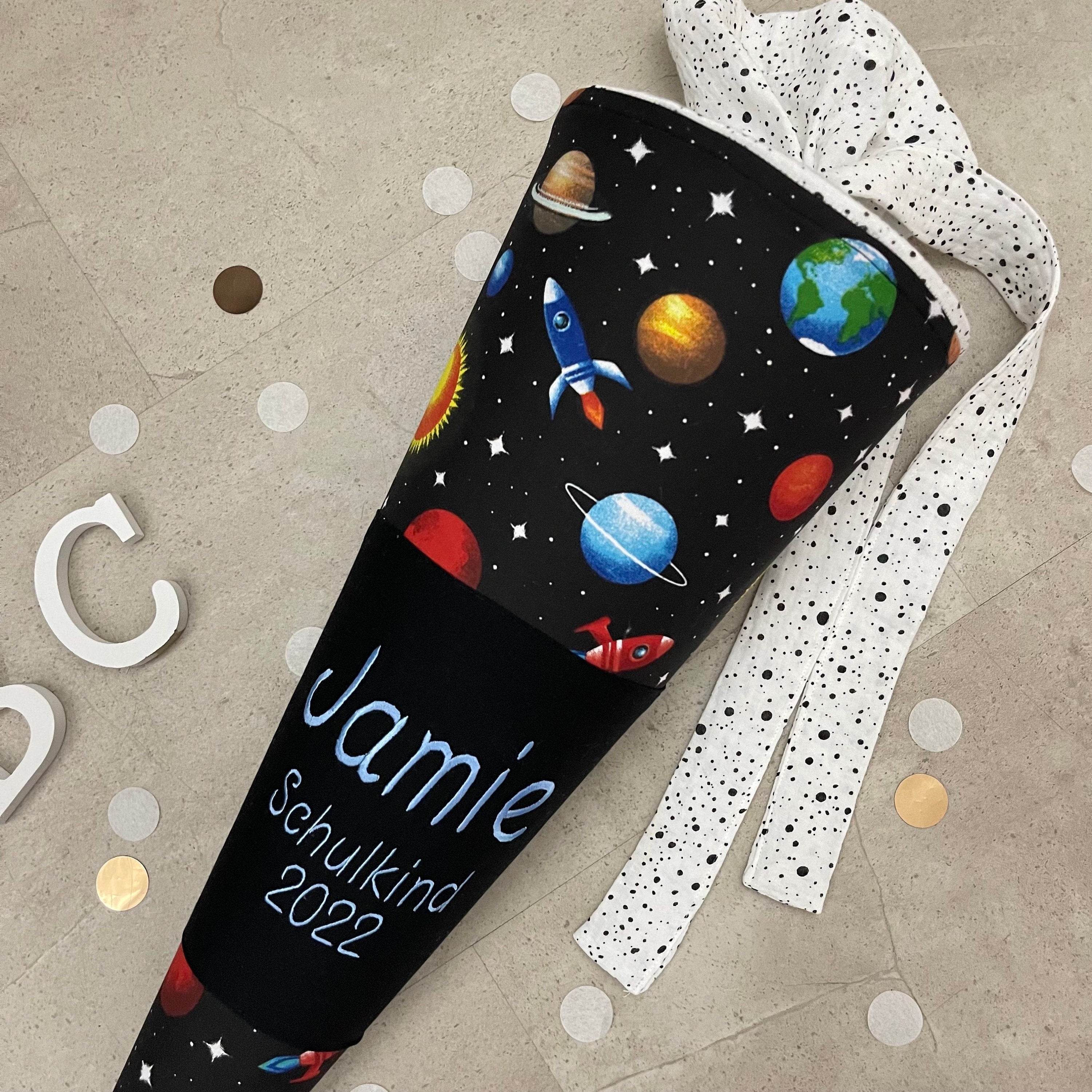 Schultüte Zuckertüte Einschulung Groß 70cm Handmade / Weltraum