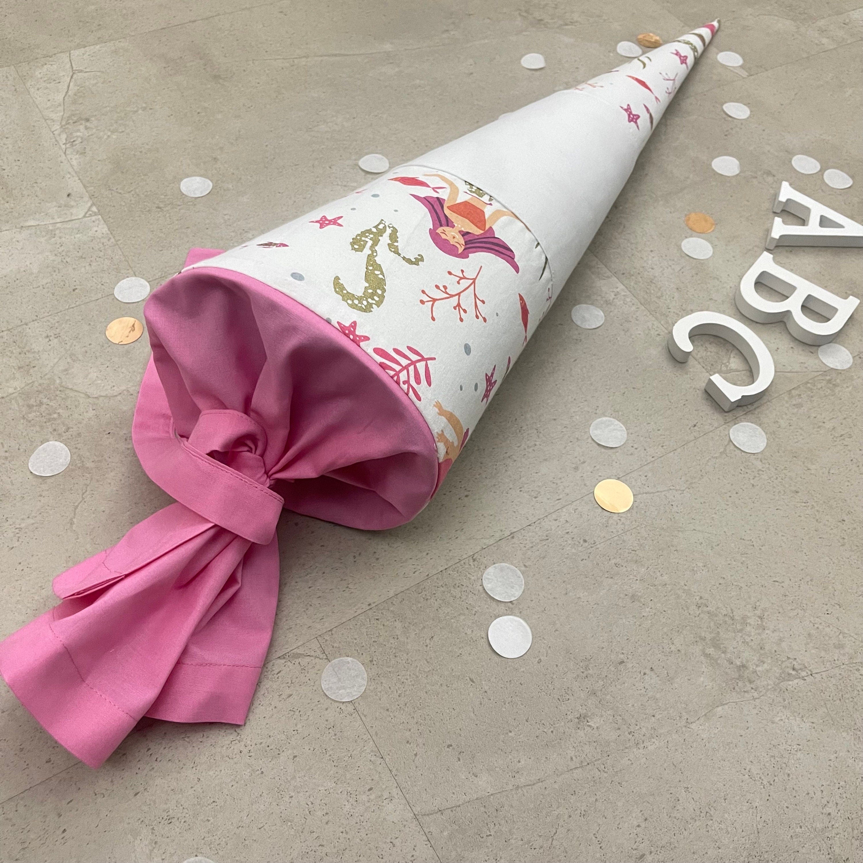Schultüte Zuckertüte Einschulung Groß 70cm Handmade / Meerjungfrau