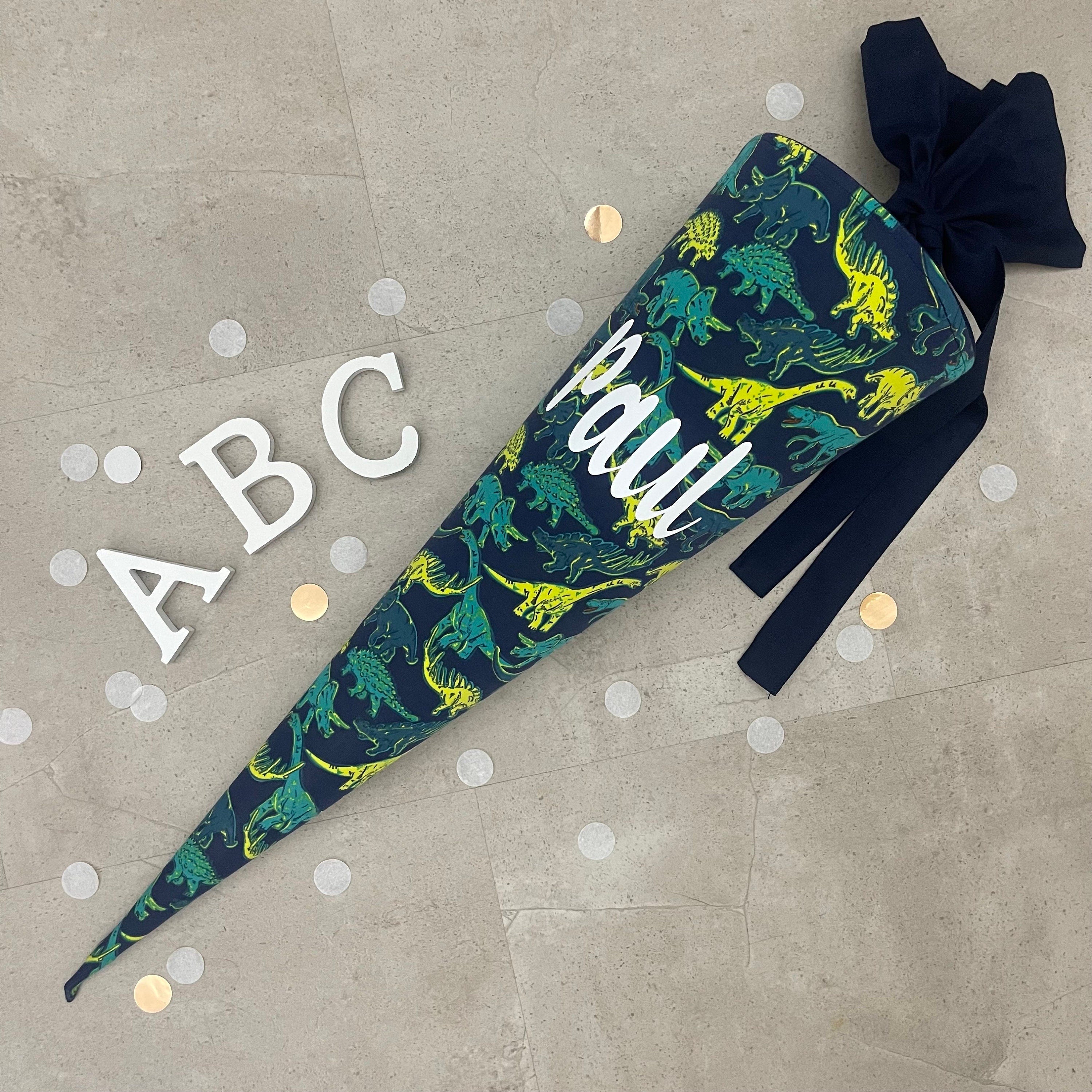 Schultüte Zuckertüte Einschulung Groß 70cm Handmade / Dinosaurier