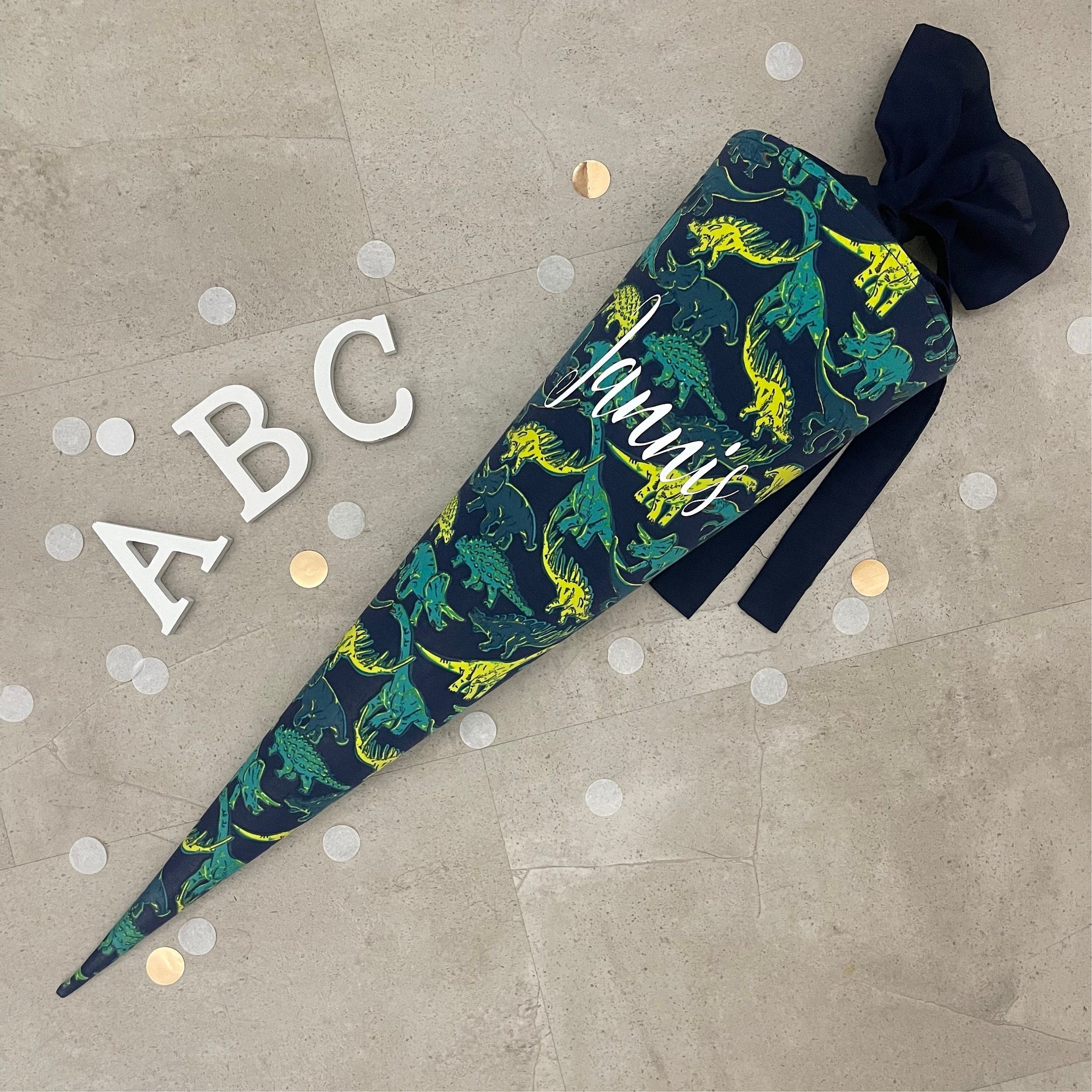 Schultüte Zuckertüte Einschulung Groß 70cm Handmade / Dinosaurier