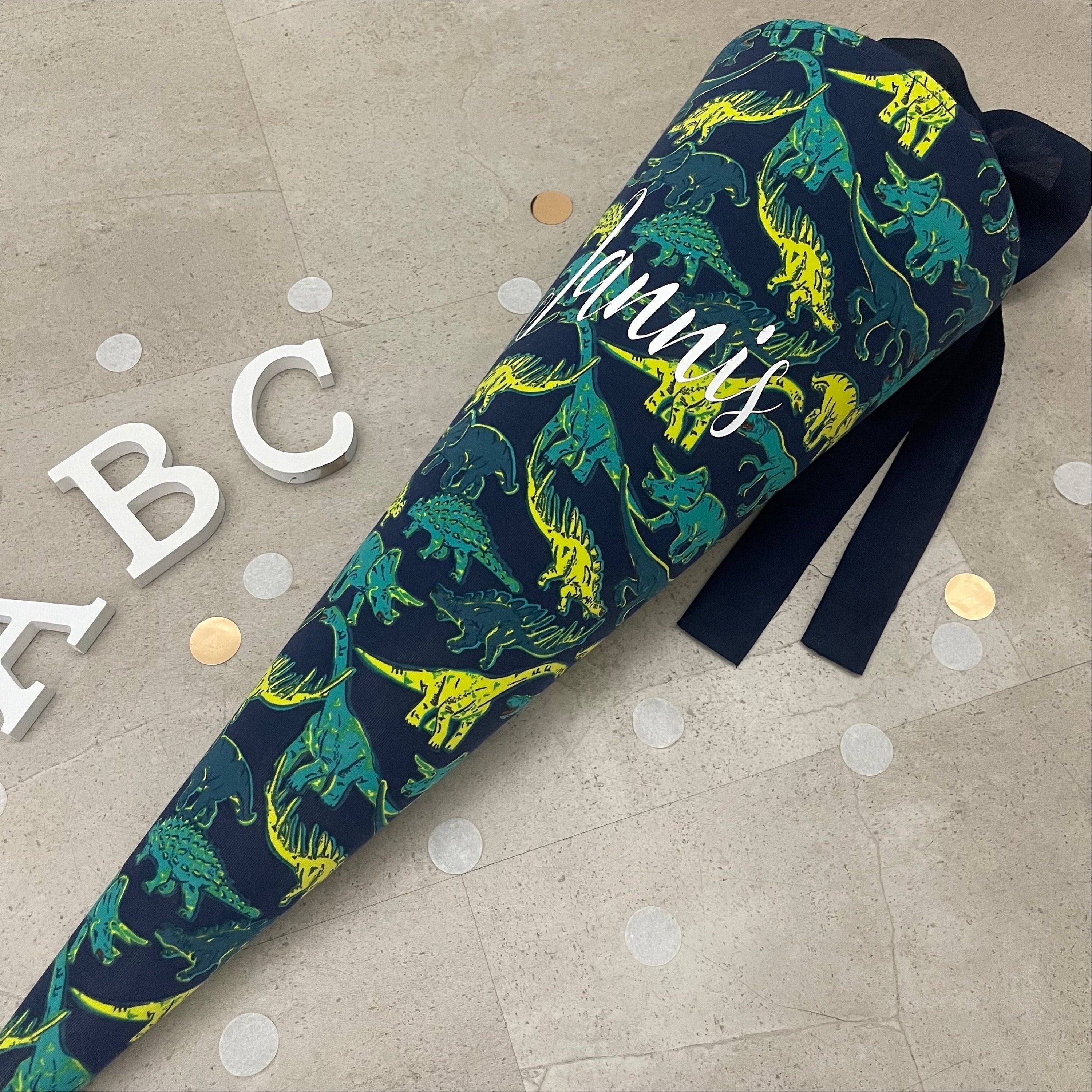 Schultüte Zuckertüte Einschulung Groß 70cm Handmade / Dinosaurier