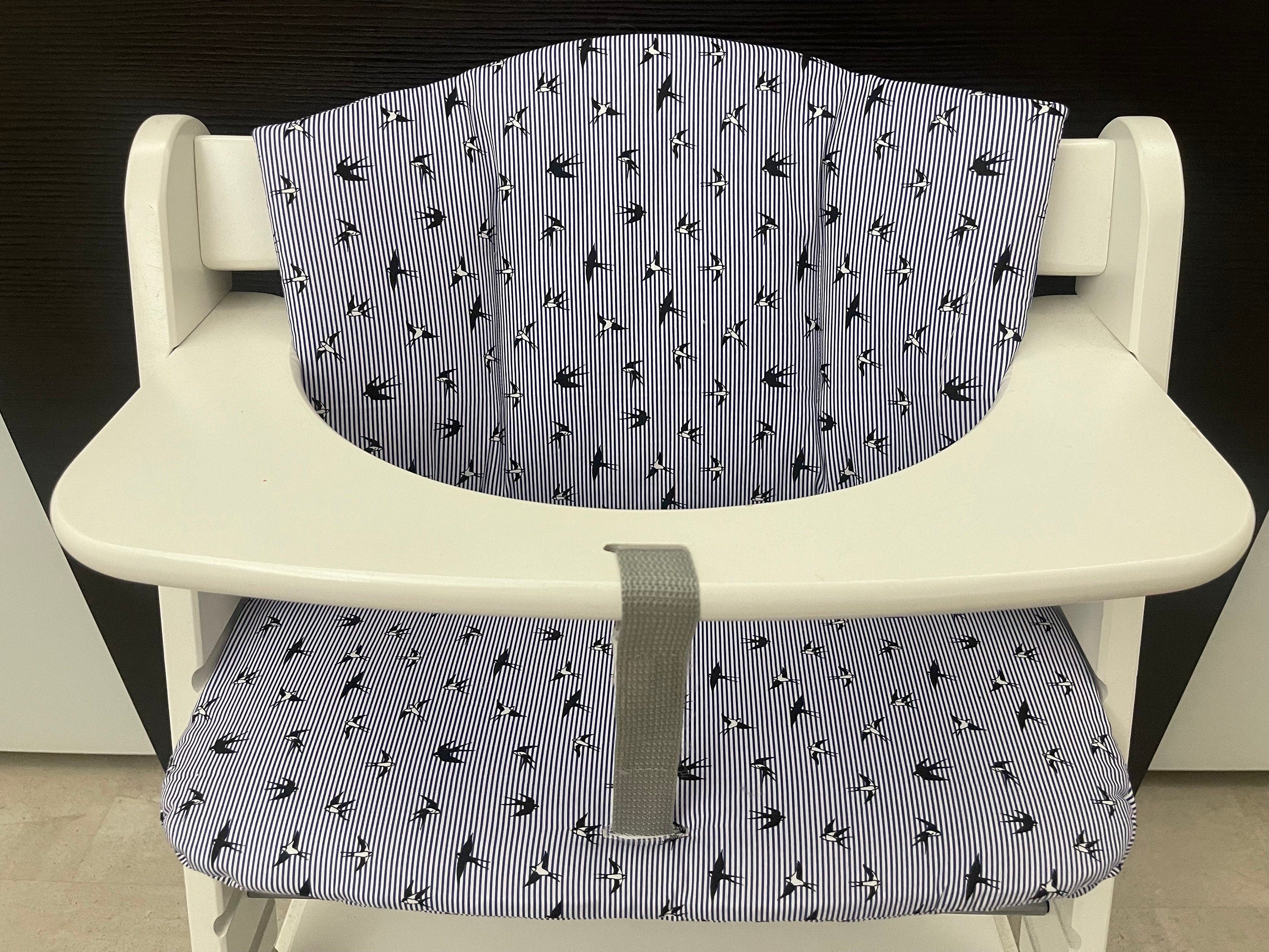 Sitzkissen Kissenset für Hauck Alpha, Tray, Beta Hochstuhl - Vogel