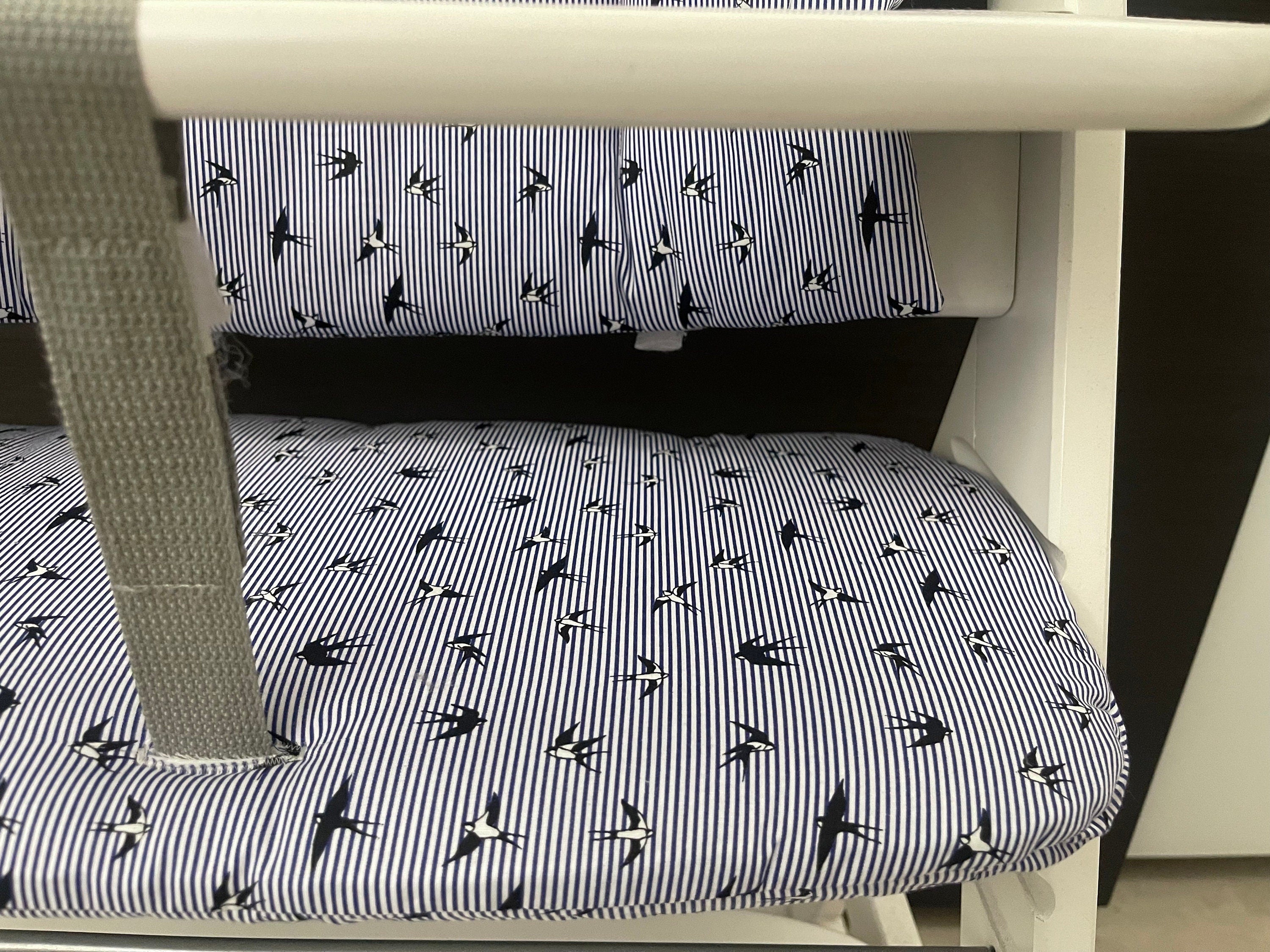 Sitzkissen Kissenset für Hauck Alpha, Tray, Beta Hochstuhl - Vogel