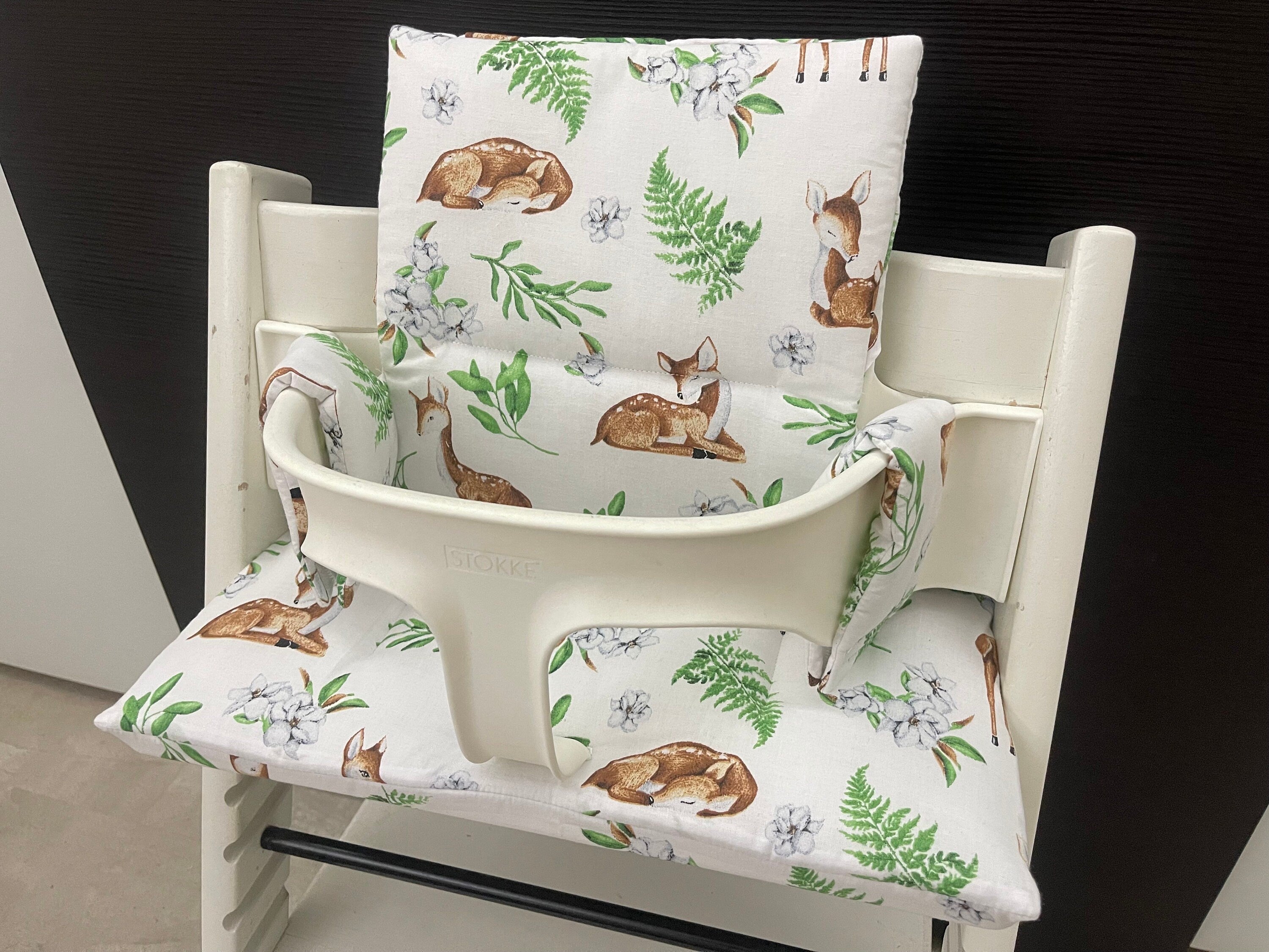 Tripp Trapp Sitzkissen Kissenset für Stokke Hochstuhl - Rehe