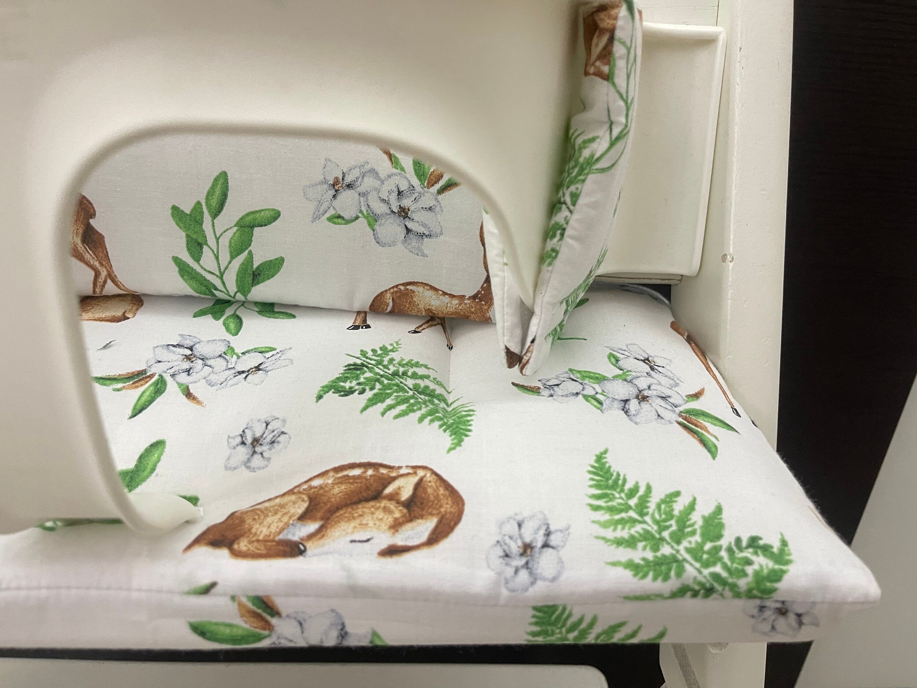 Tripp Trapp Sitzkissen Kissenset für Stokke Hochstuhl - Rehe