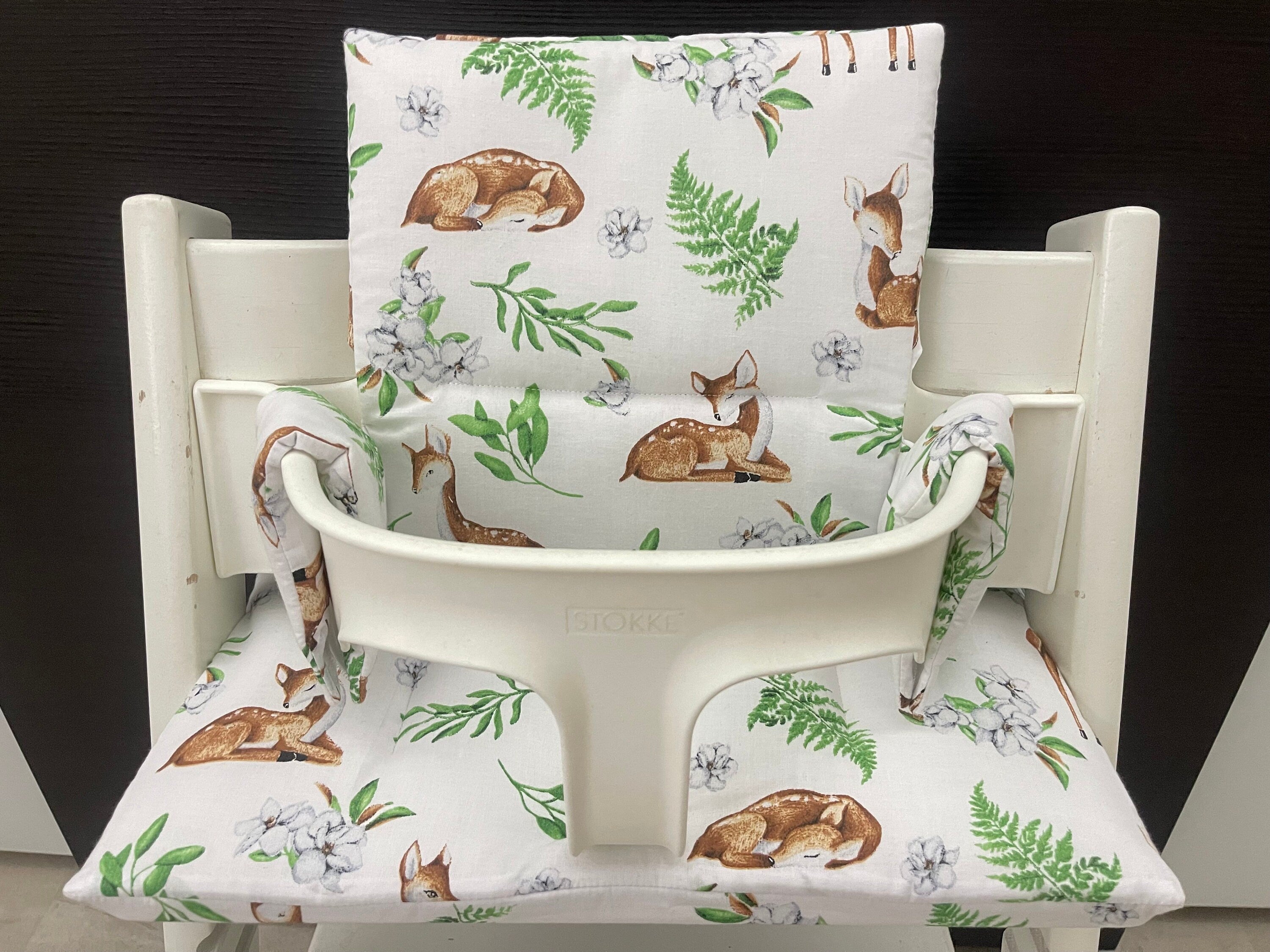 Tripp Trapp Sitzkissen Kissenset für Stokke Hochstuhl - Rehe