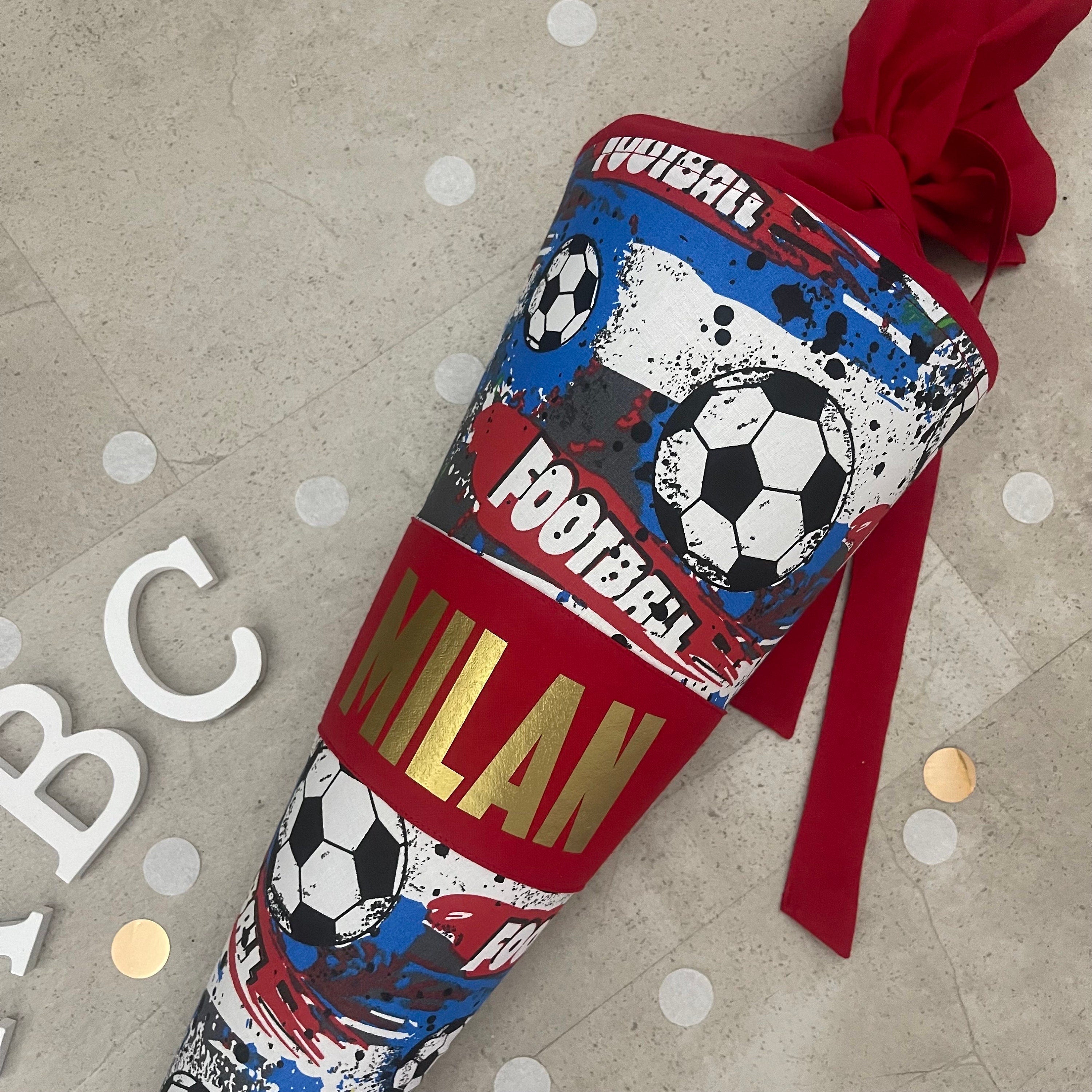 Schultüte Zuckertüte Einschulung Groß 70cm Handmade / Fußball