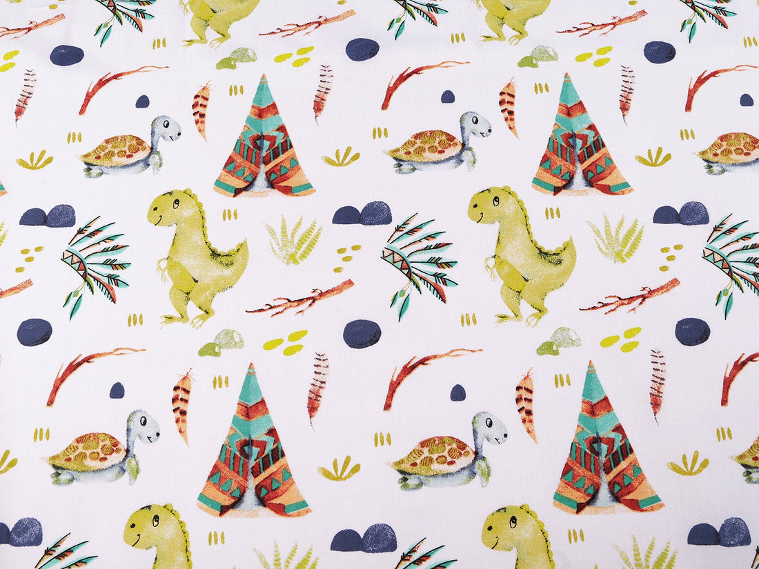 Tripp Trapp Sitzkissen Kissenset für Stokke Hochstuhl - Tipi und Dinosaurier