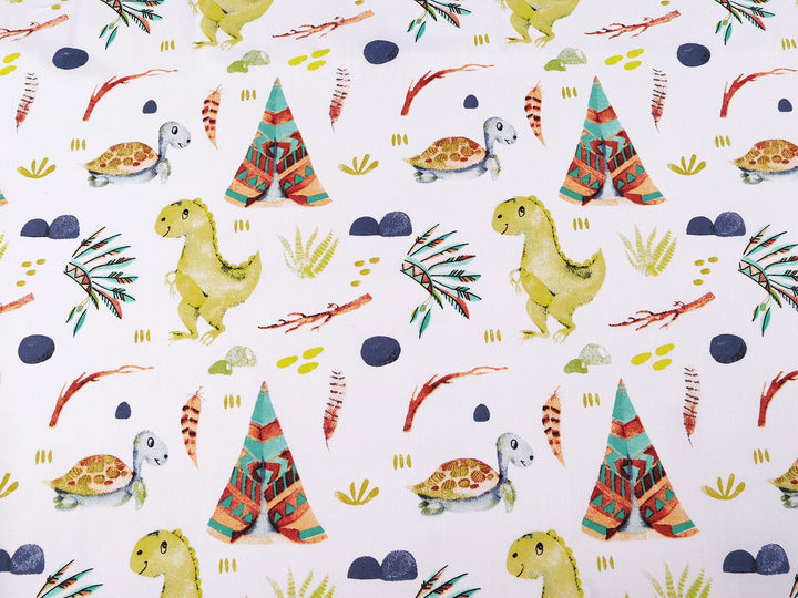 Tripp Trapp Sitzkissen Kissenset für Stokke Hochstuhl - Tipi und Dinosaurier