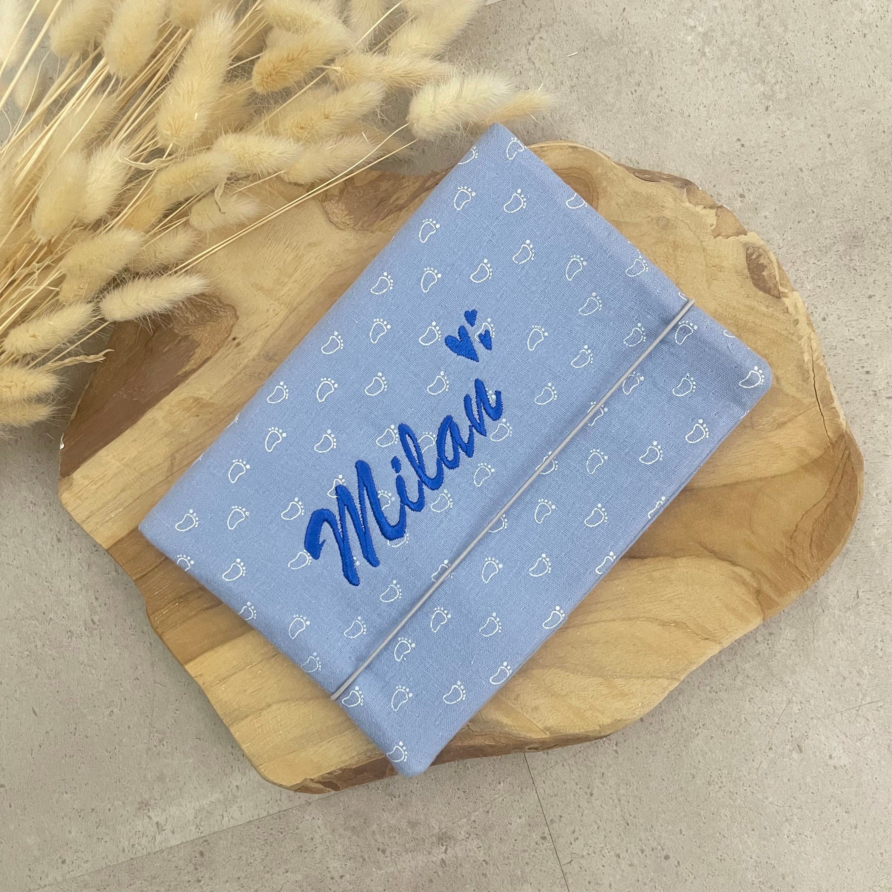 U-Heft personalisiert Untersuchungsheft Hülle Schutz - Loneta Natur Blumen