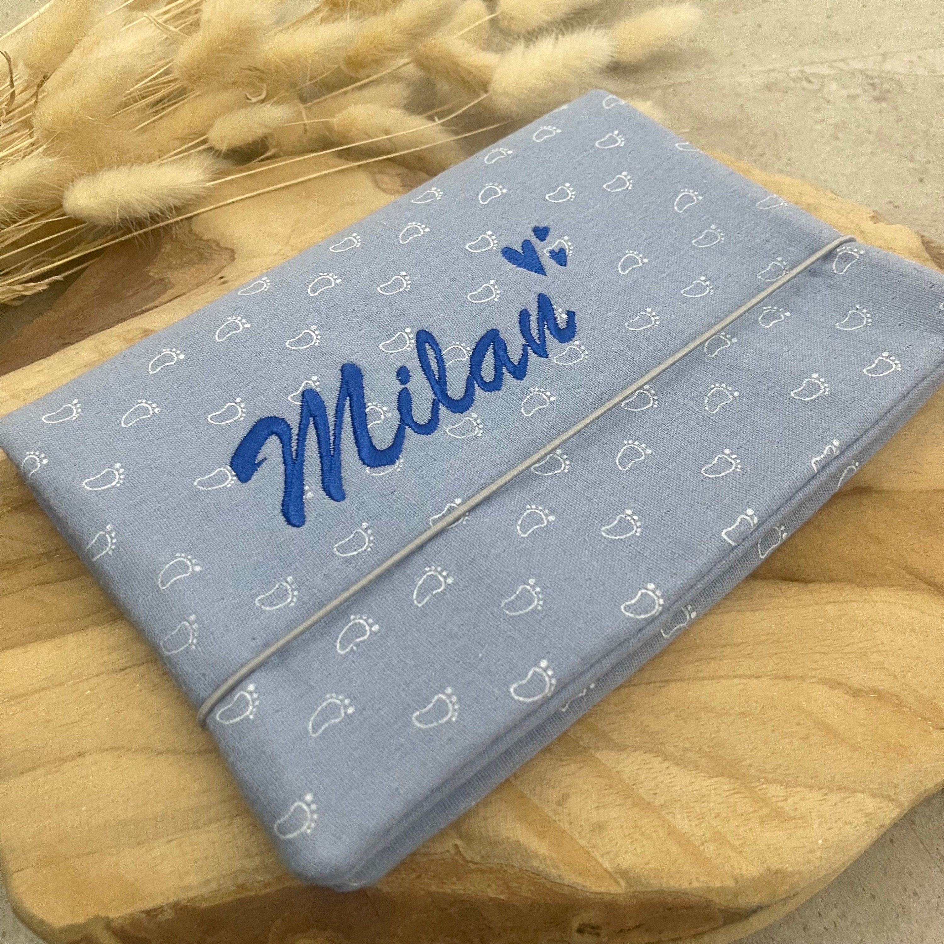 U-Heft personalisiert Untersuchungsheft Hülle Schutz - Loneta Natur Blumen