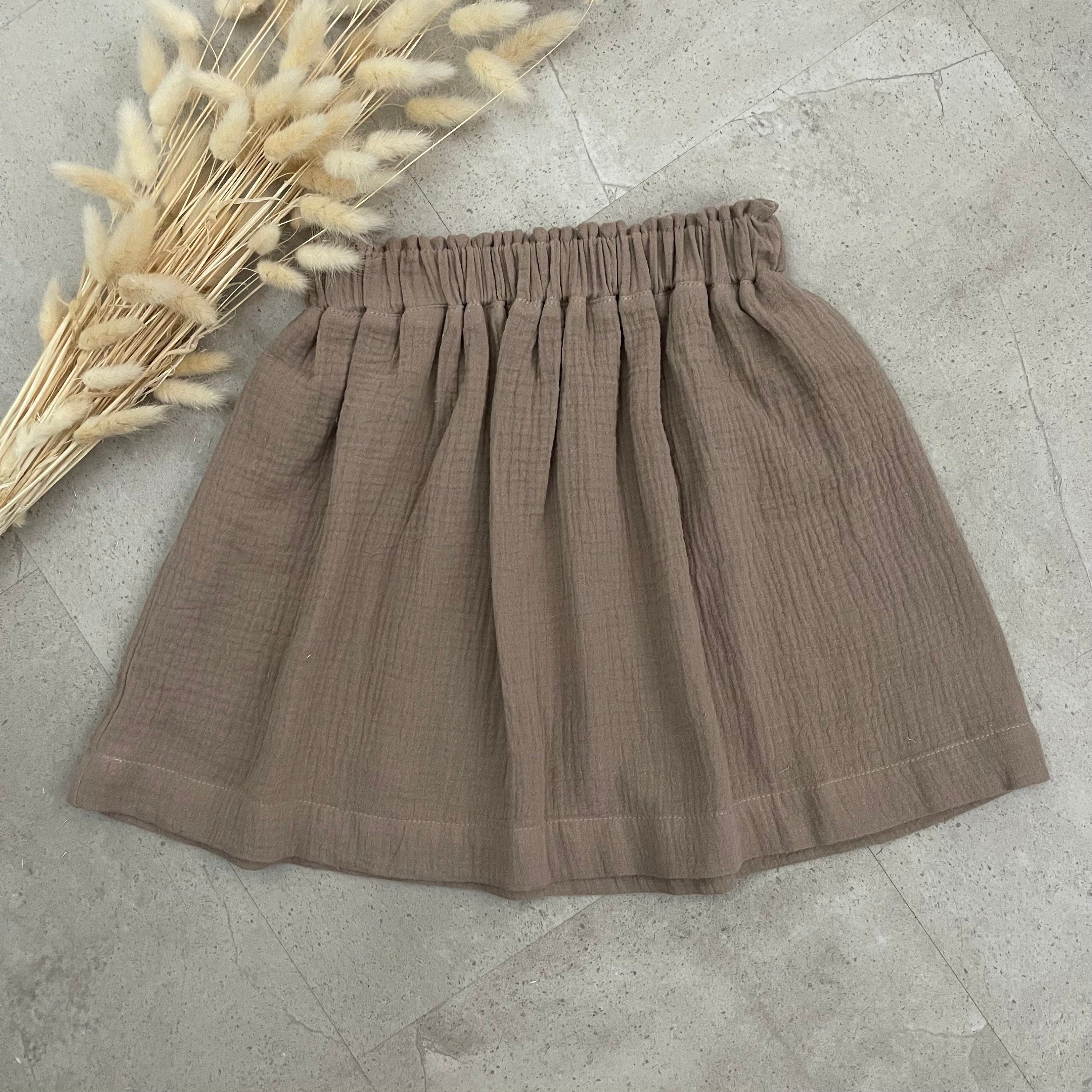 Kinderrock Musselin, Einschulung & Alltag - Braun