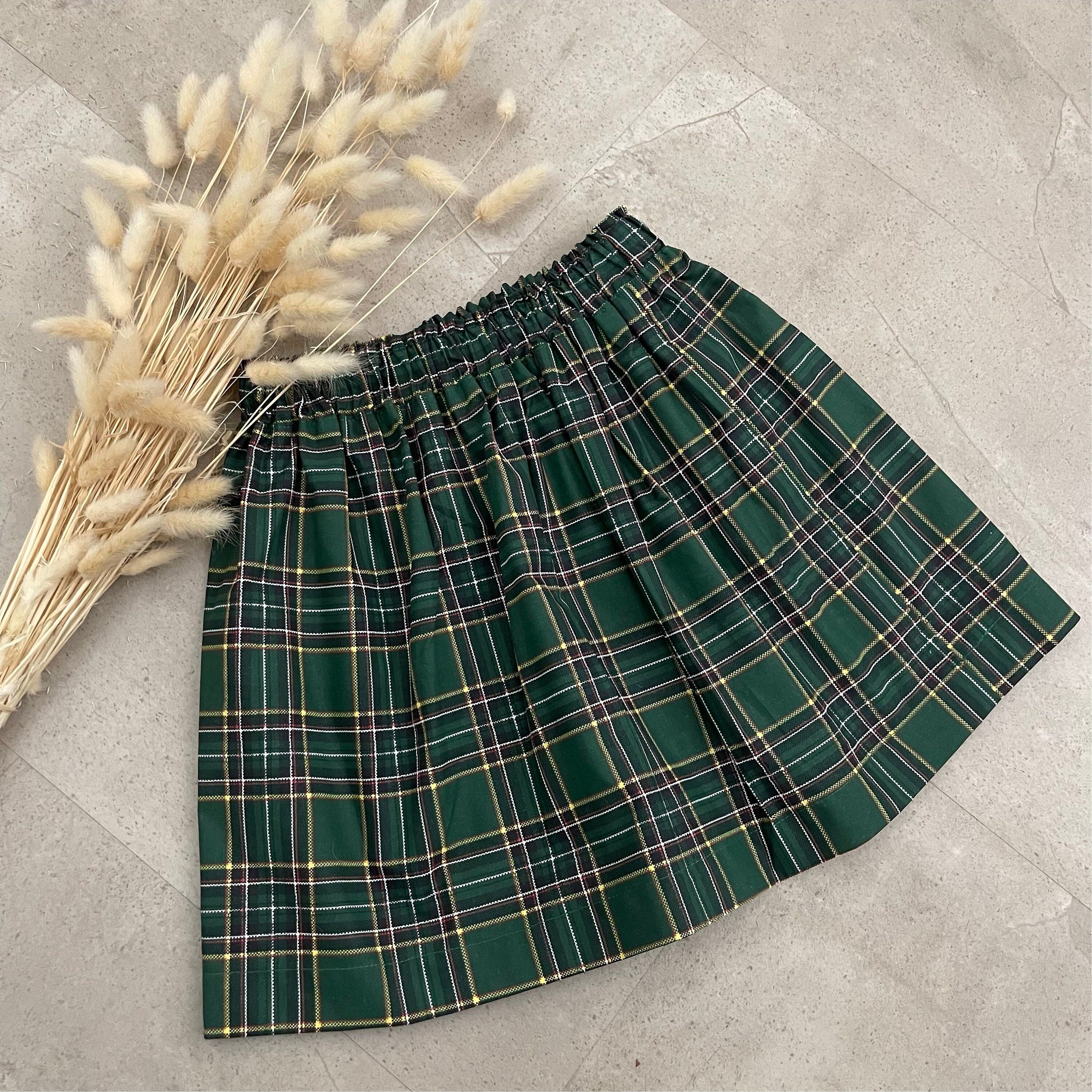 Kinderrock Baumwolle , Einschulung & Alltag - Kariert