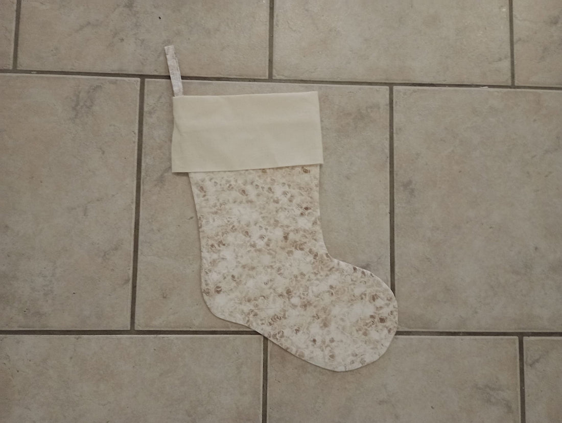 Nikolausstiefel Weihnachtsstrumpf personalisiert mit Namen, Weihnachtsschuh