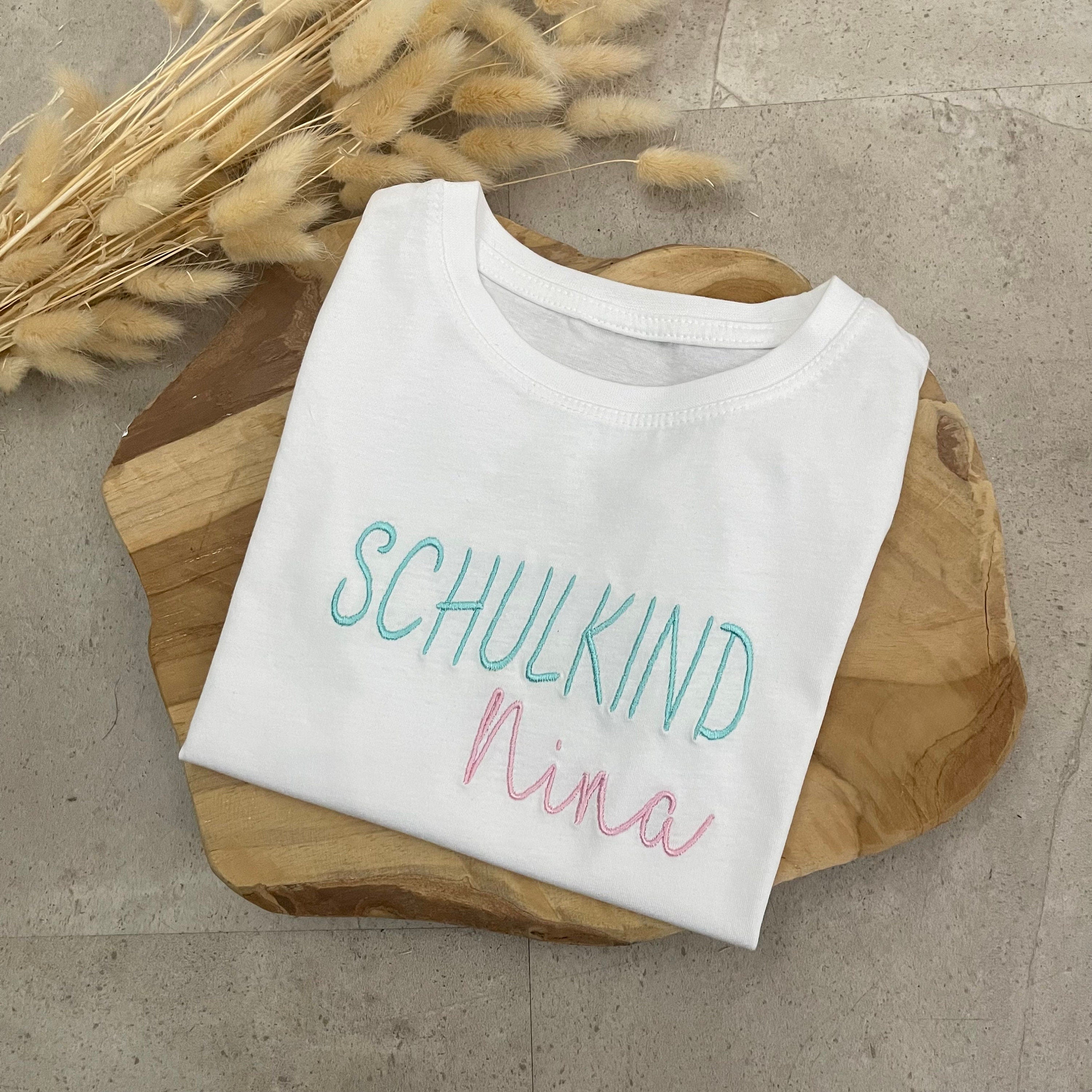Kinder T-Shirt, Schulkind mit Namen, personalisiert, Einschulung, Schulanfang