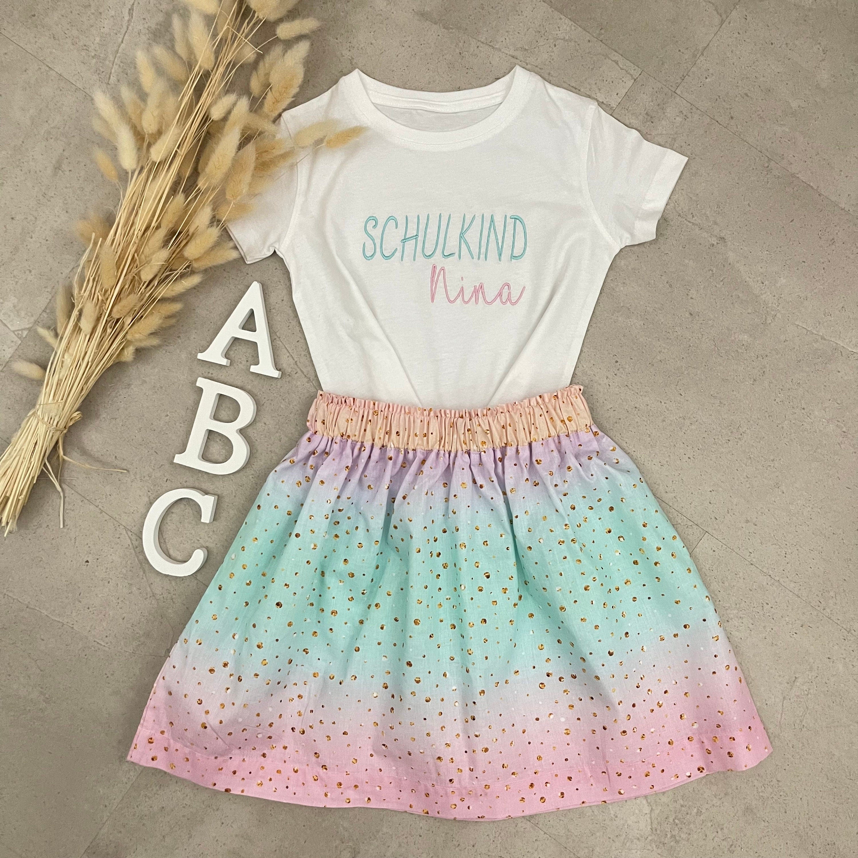 Kinder T-Shirt, Schulkind mit Namen, personalisiert, Einschulung, Schulanfang