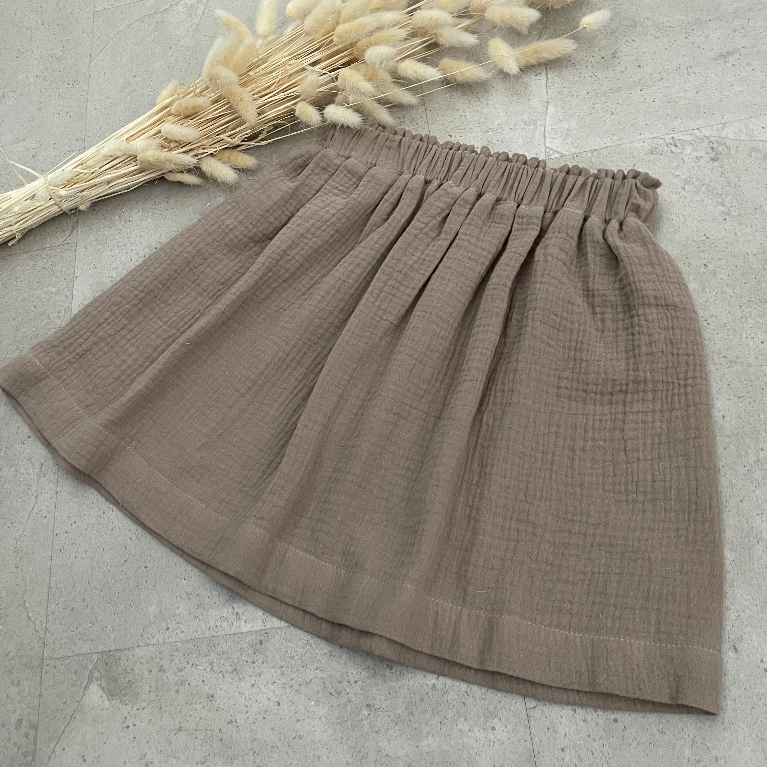 Kinderrock Musselin, Einschulung & Alltag - Braun