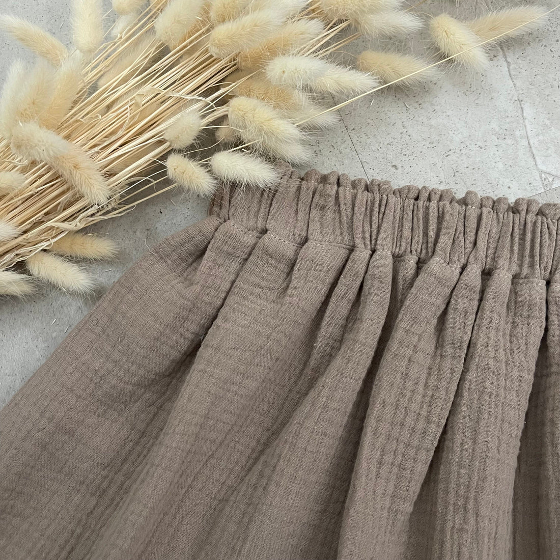 Kinderrock Musselin, Einschulung & Alltag - Braun