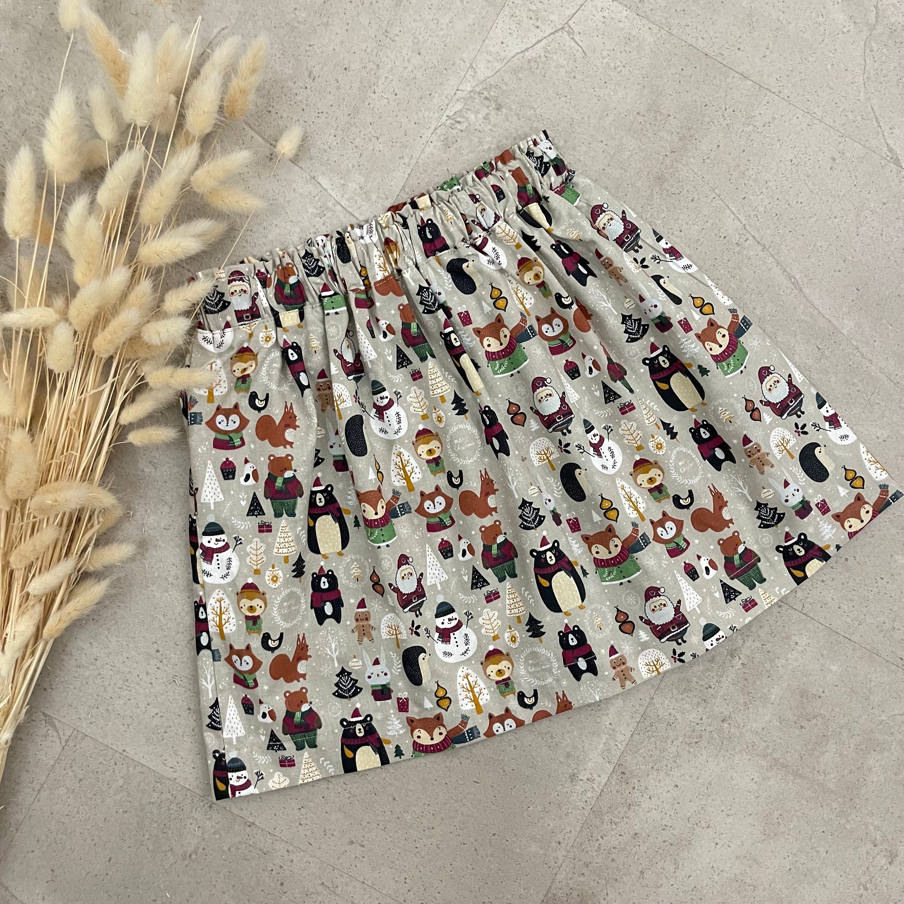 Kinderrock Baumwolle , Einschulung & Alltag - Tiere