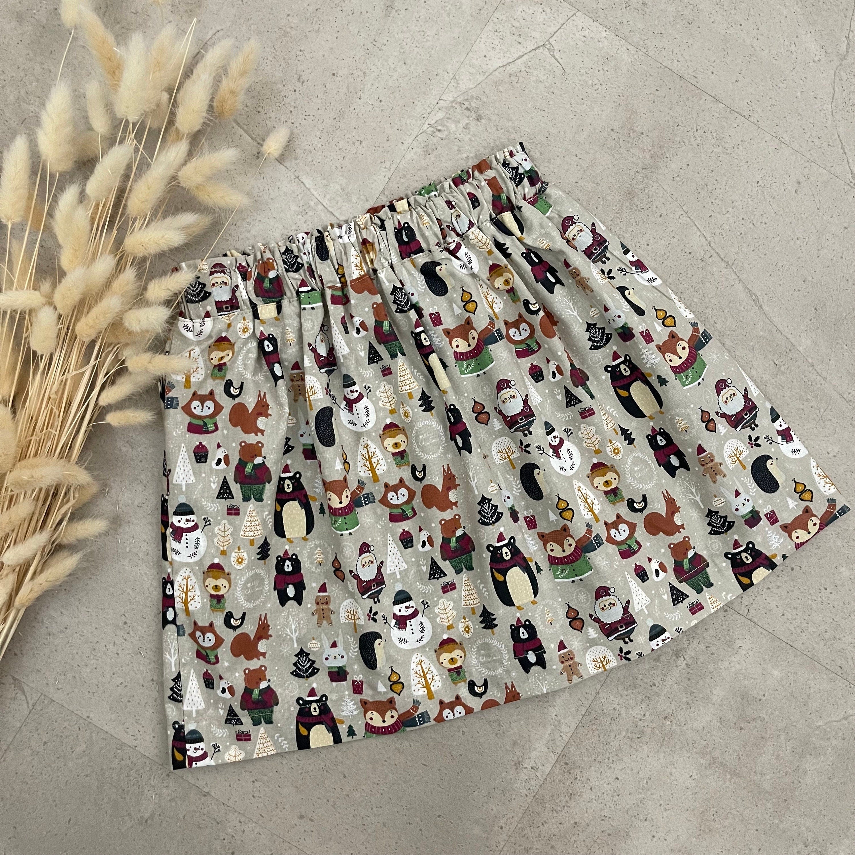 Kinderrock Baumwolle , Einschulung & Alltag - Tiere