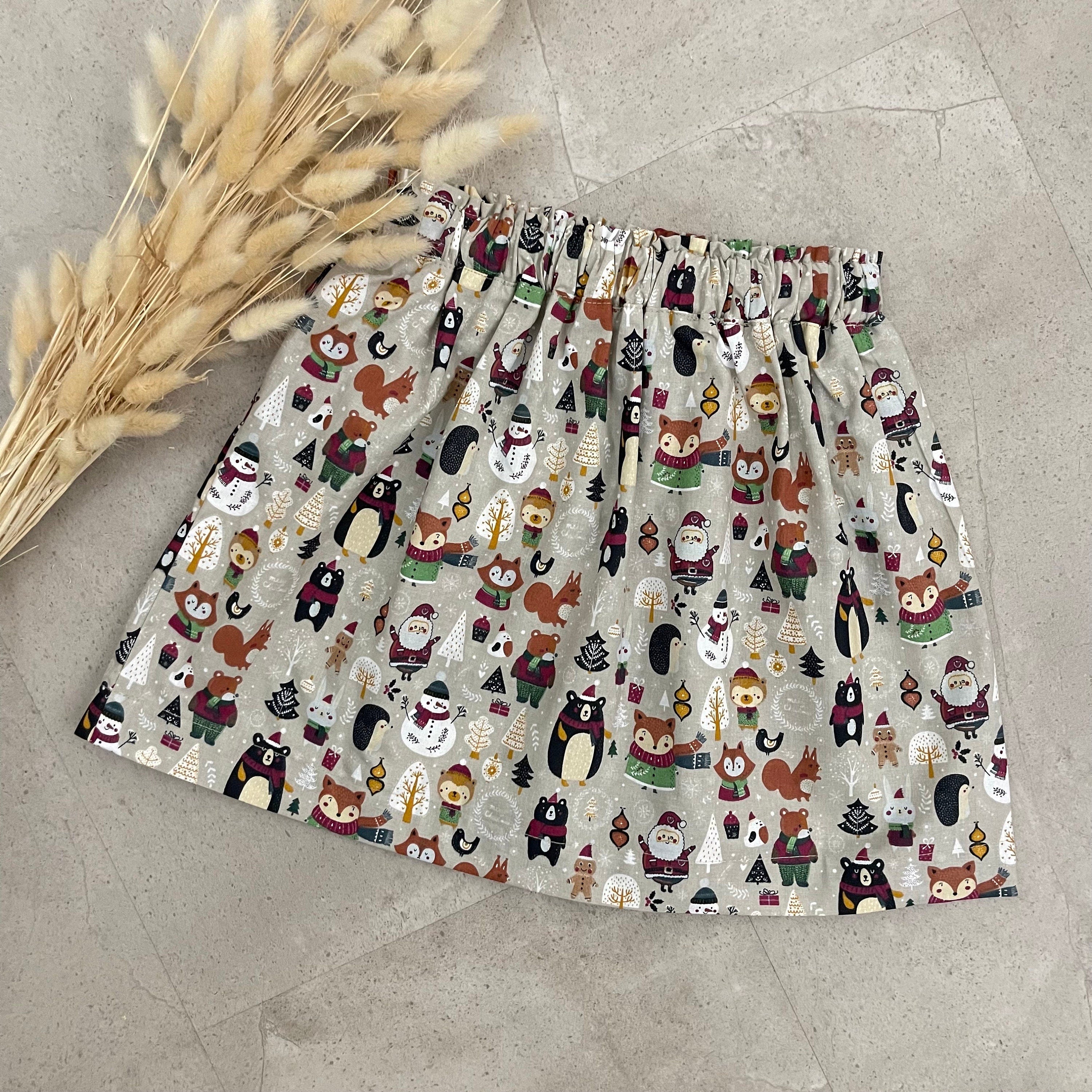 Kinderrock Baumwolle , Einschulung & Alltag - Tiere