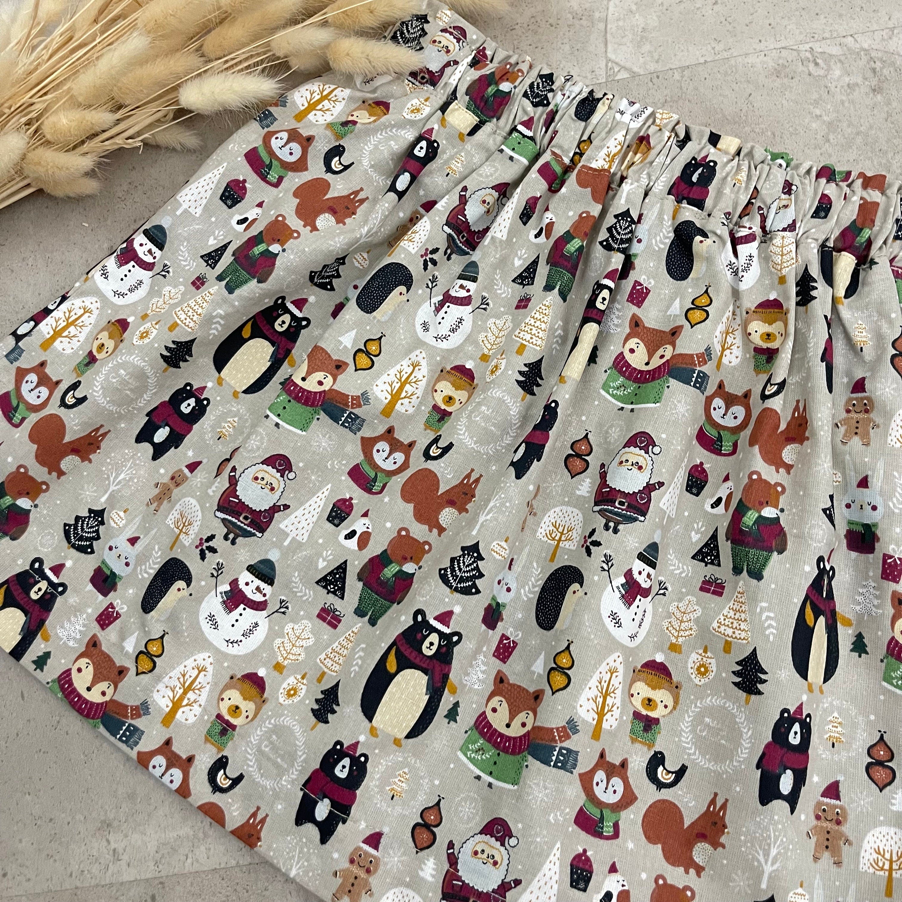 Kinderrock Baumwolle , Einschulung & Alltag - Tiere