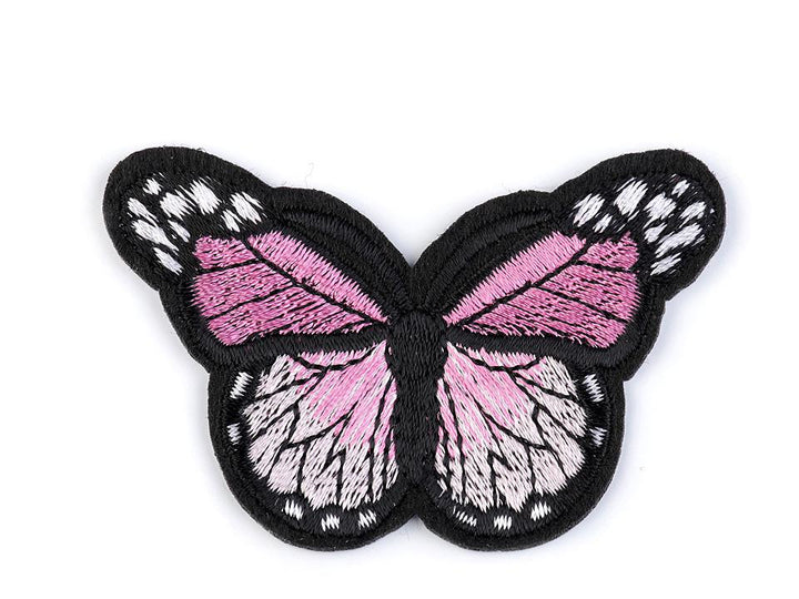 Aufnäher/Aufbügler/Patch - Schmetterling Rosa
